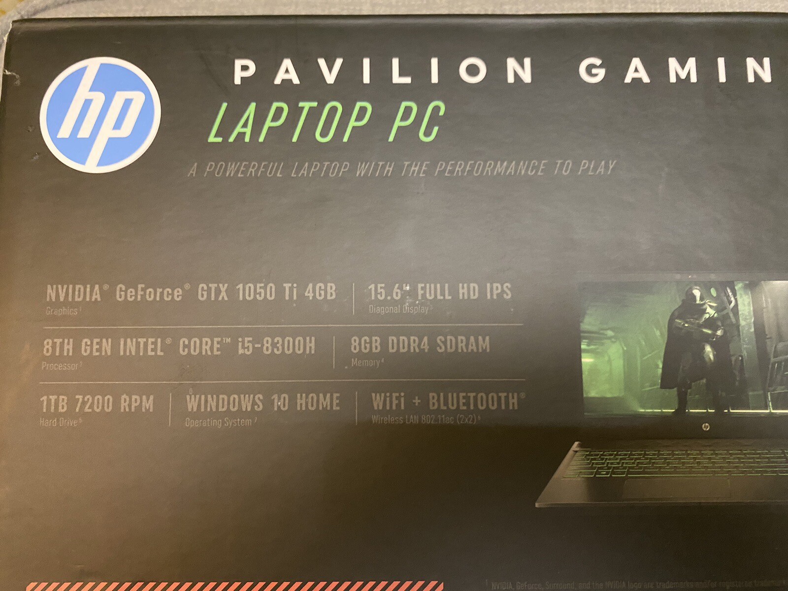 HP Pavilion Gaming Laptop 15.6″, Intel Core i5-8300H, NVIDIA GF GTX 1050Ti 🎁