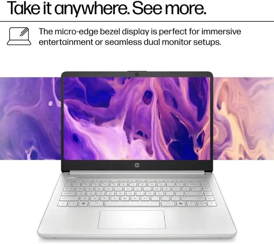 HP Student Business 14 in Laptop, Intel N150,UpTo 16GB RAM,384GB Storage+W11H