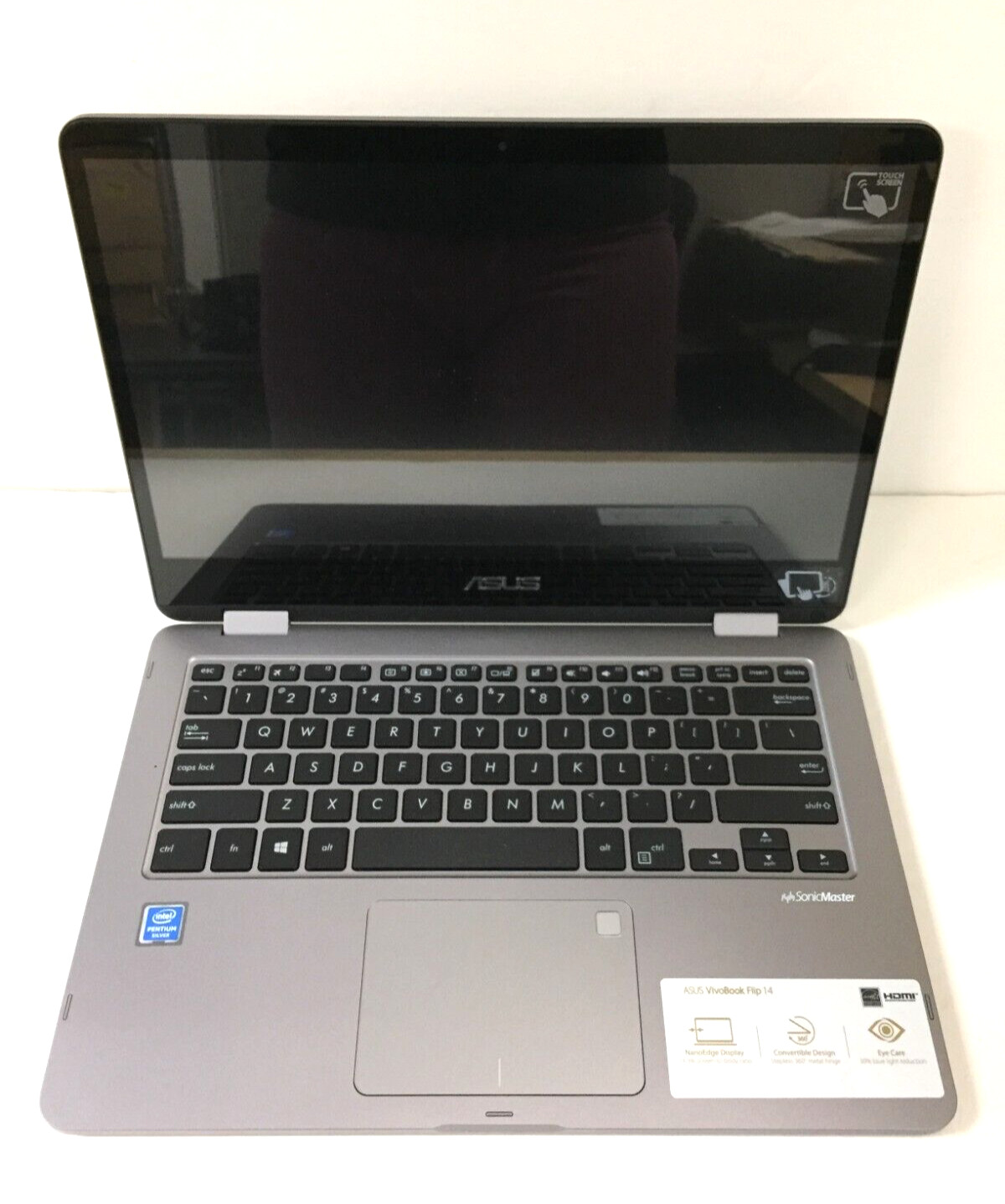 *Bad Battery*ASUS VivoBook Flip TP401MA 14 Touch Laptop/N5000/4GB/64GB EMMC/W10P