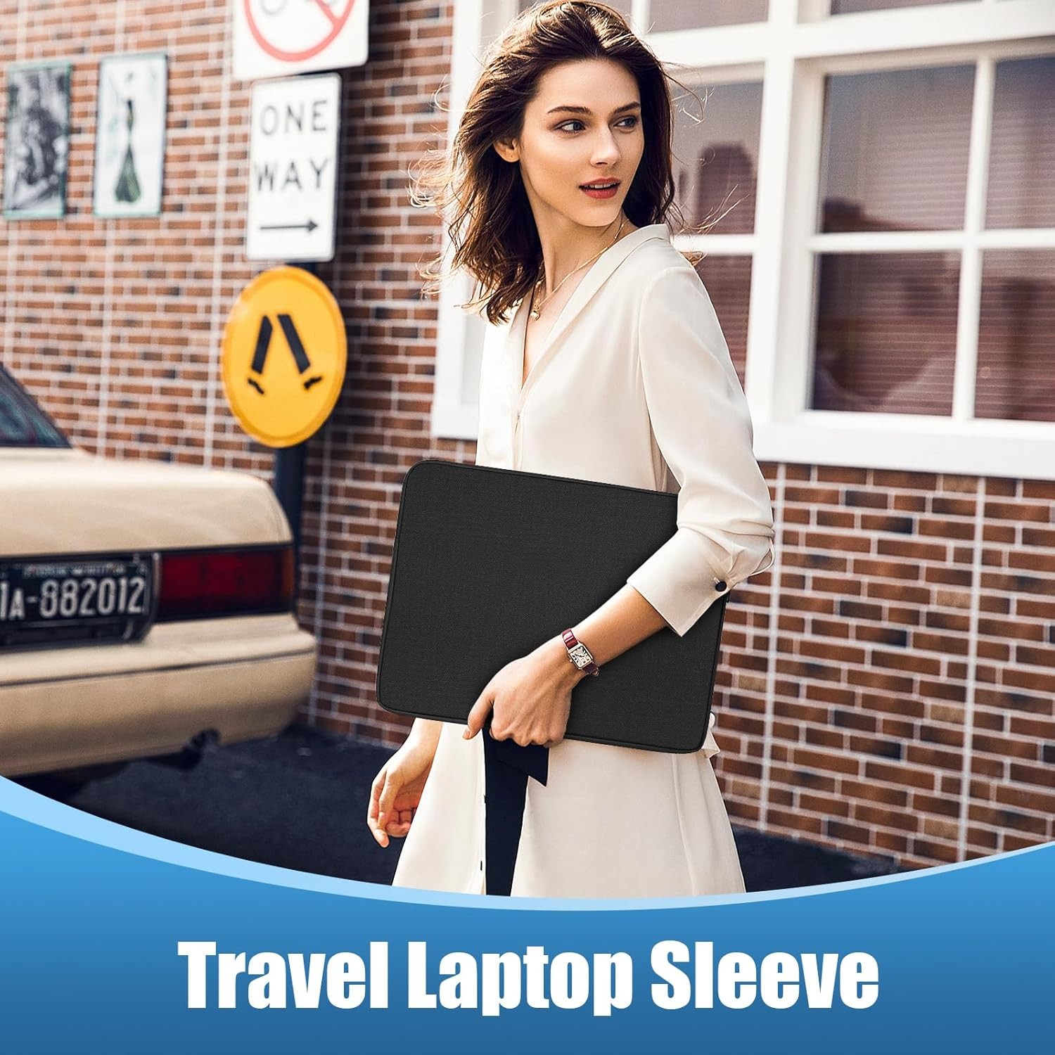 18.5 inch Portable Monitor Case Storage Bag for 17.3 inch Laptop Sleeve