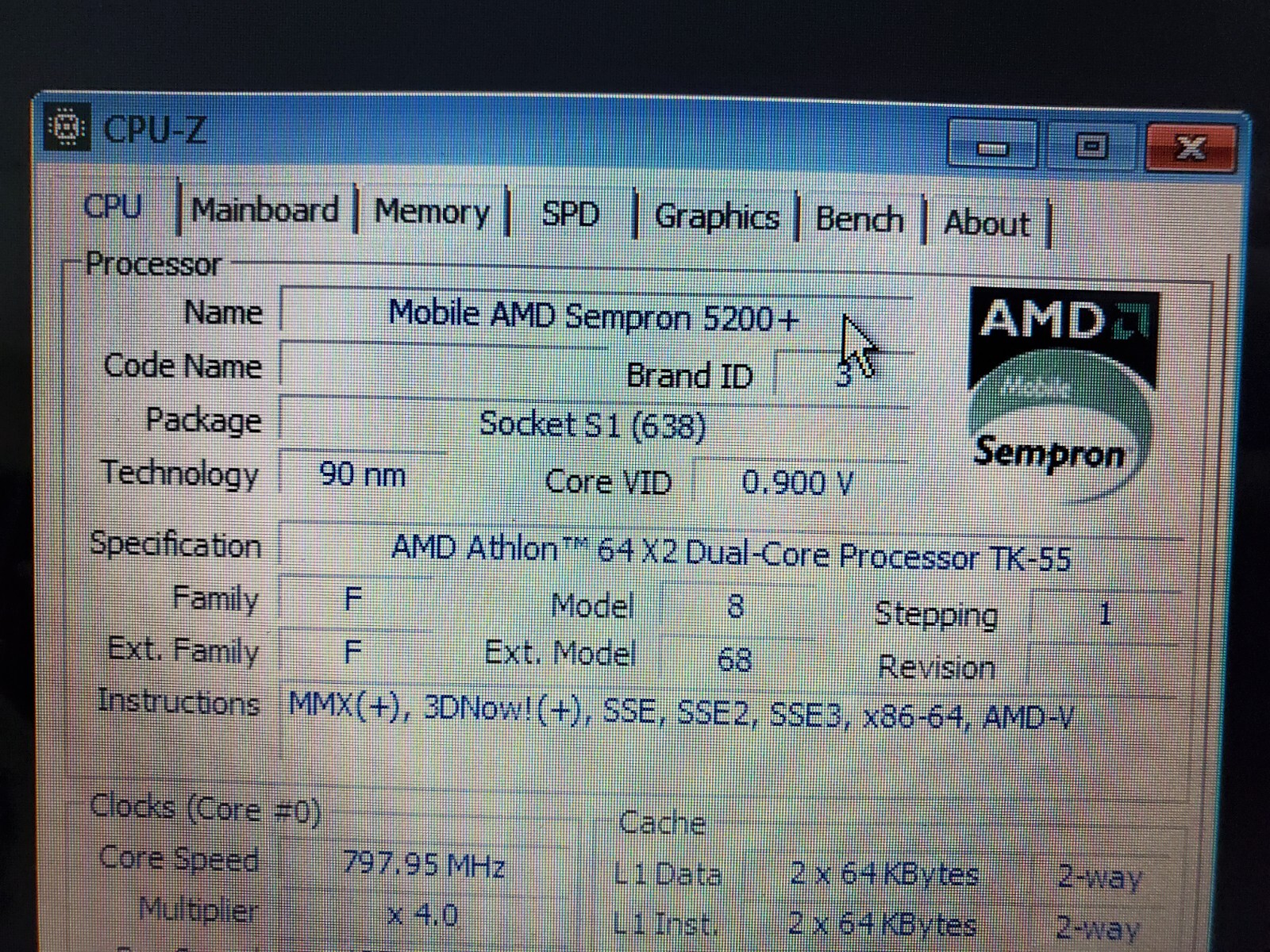 RETRO DELL LAPTOP Dell Inspiron 1501, AMD Athlon 64 X2 1GB RAM. With Charger