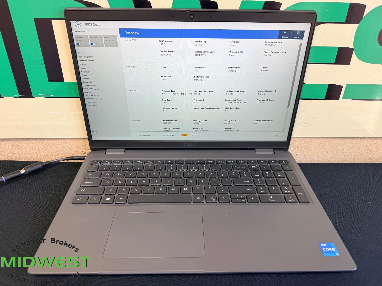 Dell Latitude 3540 i5-1335U 4.6GHz 16GB 256GB SSD