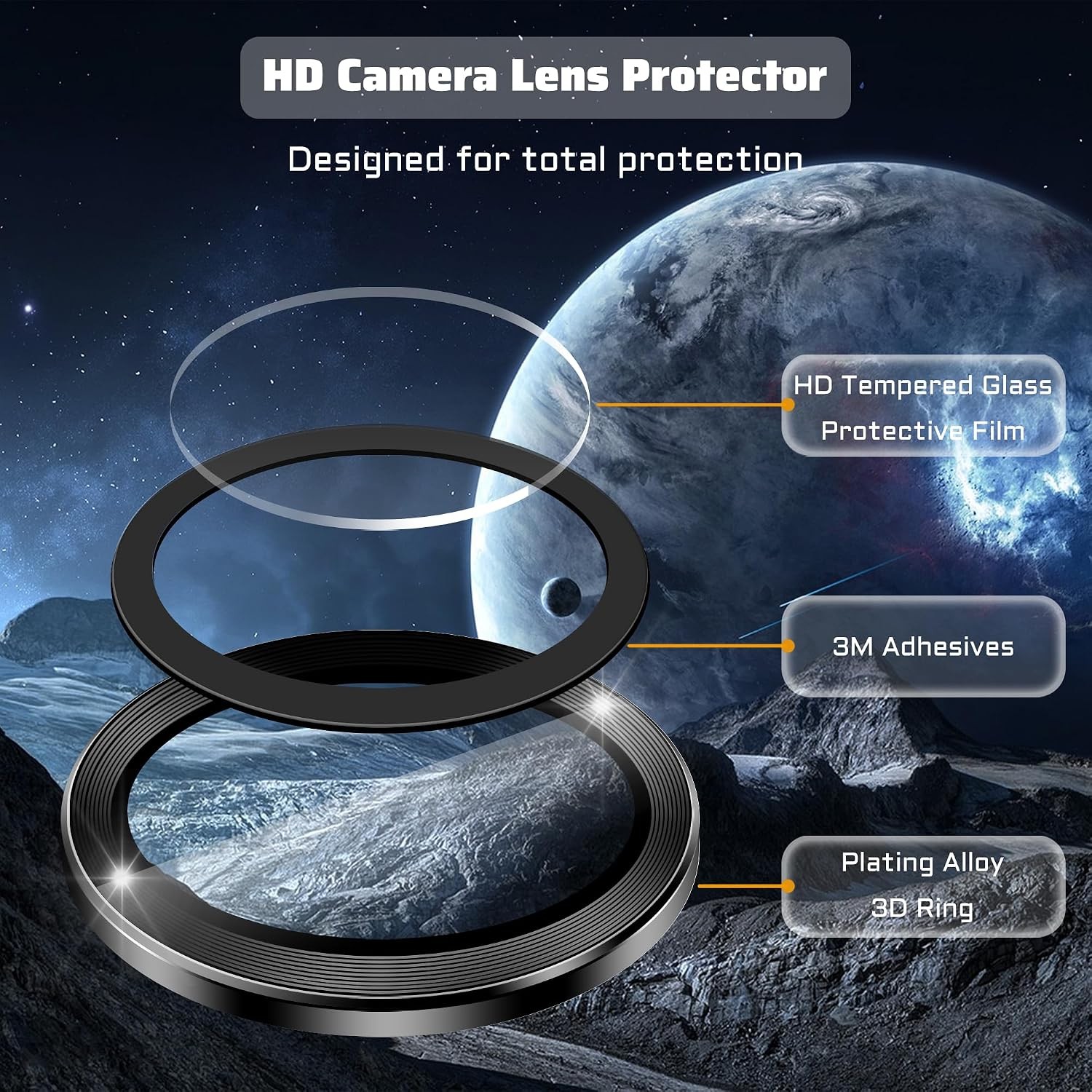 Lenovo Idea Tab Pro 2025 Screen Protector Pack, 12.7 inch, HD Clear Tempered Gla