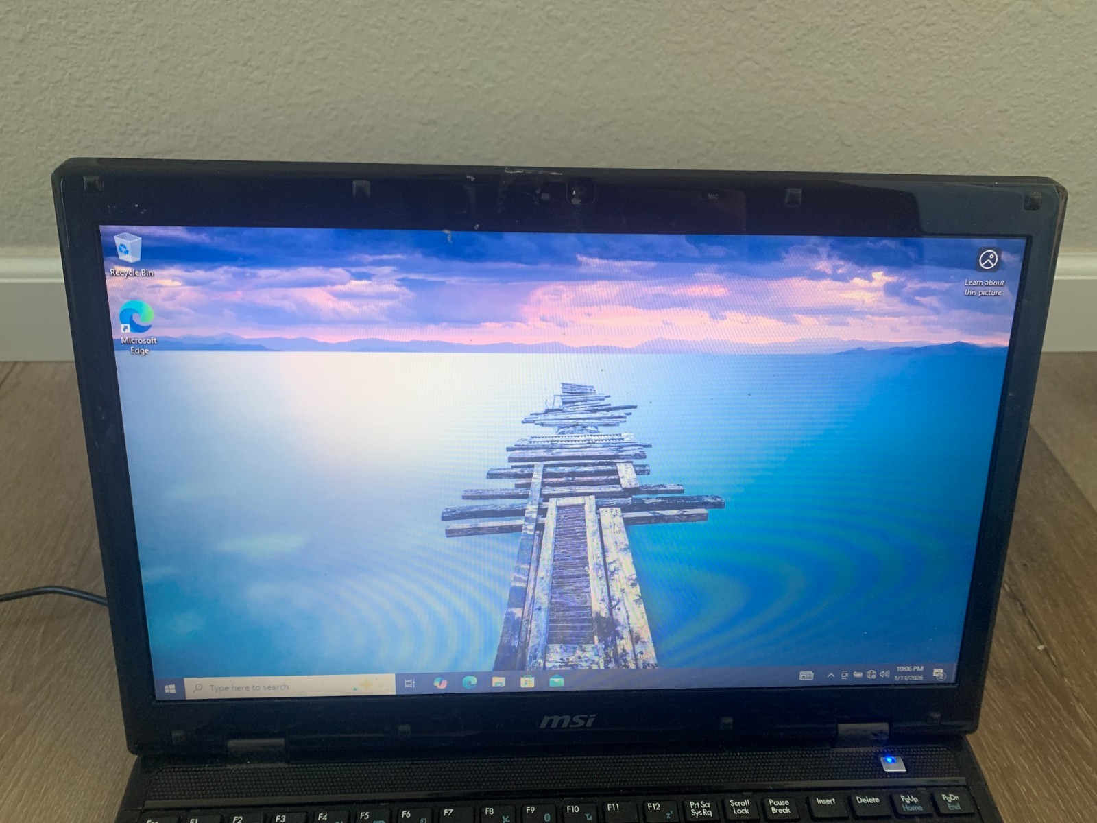 MIS A6200 MS-1681 15.6” Intel Core i3 M370 2.40GHz 4GB RAM 320GB HDD Win 10 Pro