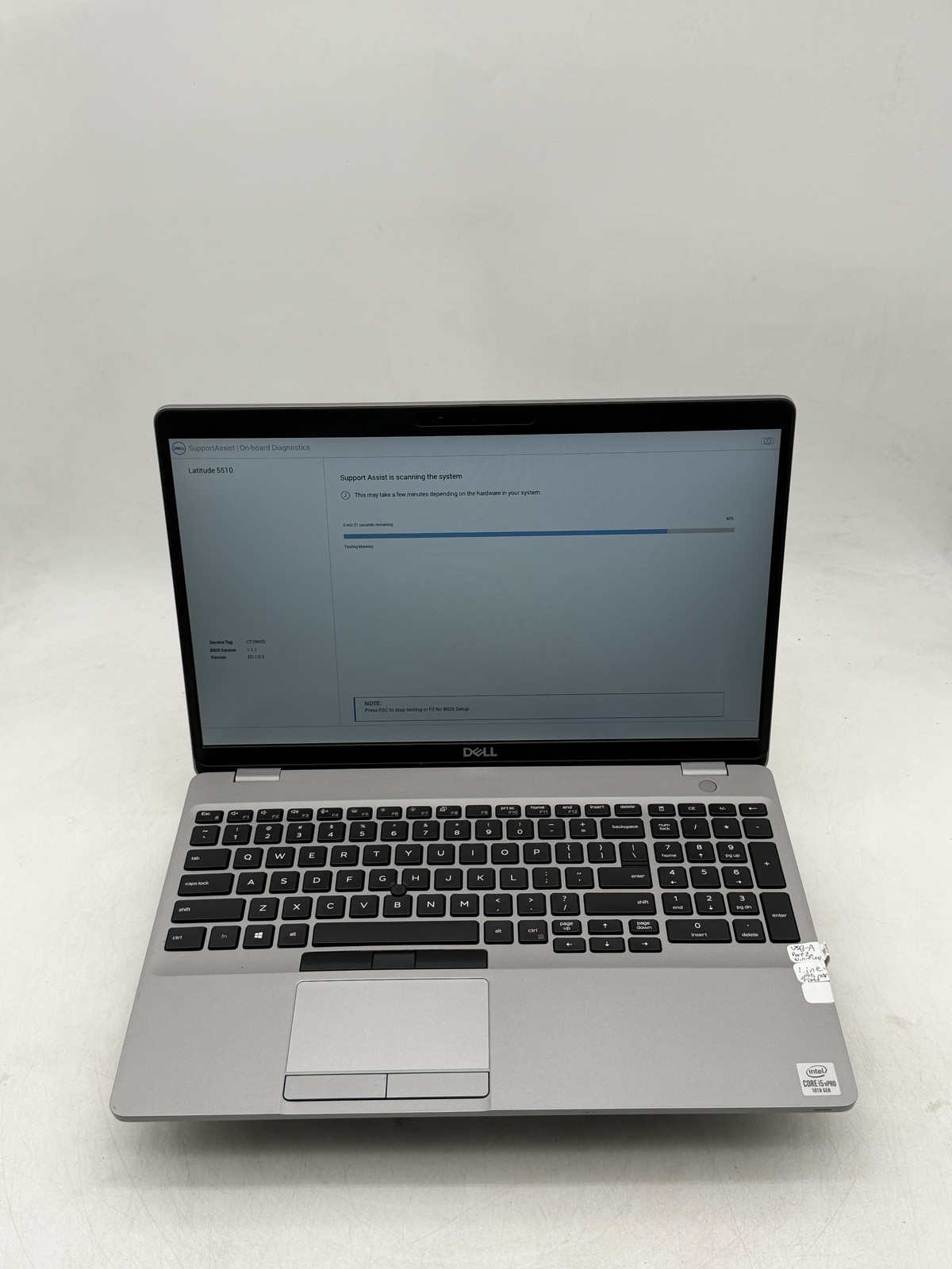 Dell Latitude (5510) 15.6inch i5-10310U 8GB 128GB NO OS Please READ