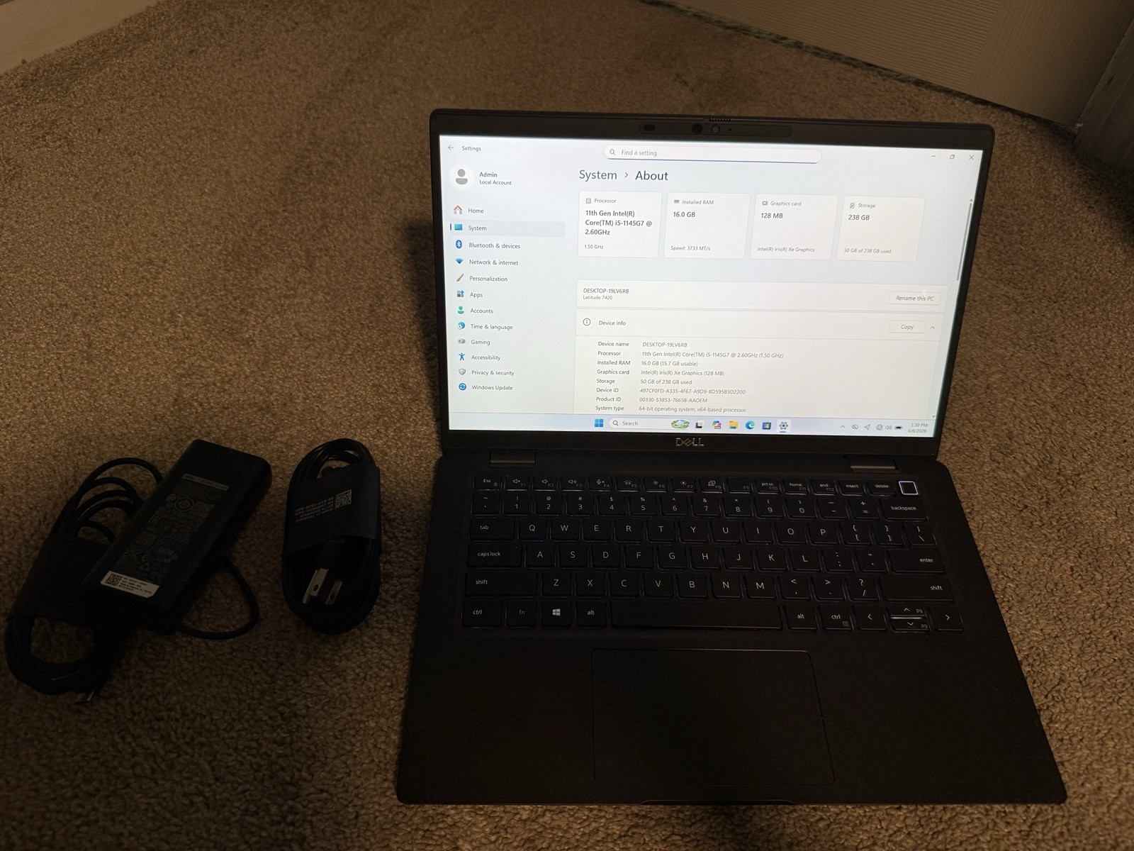 Dell Latitude 7420 Laptop