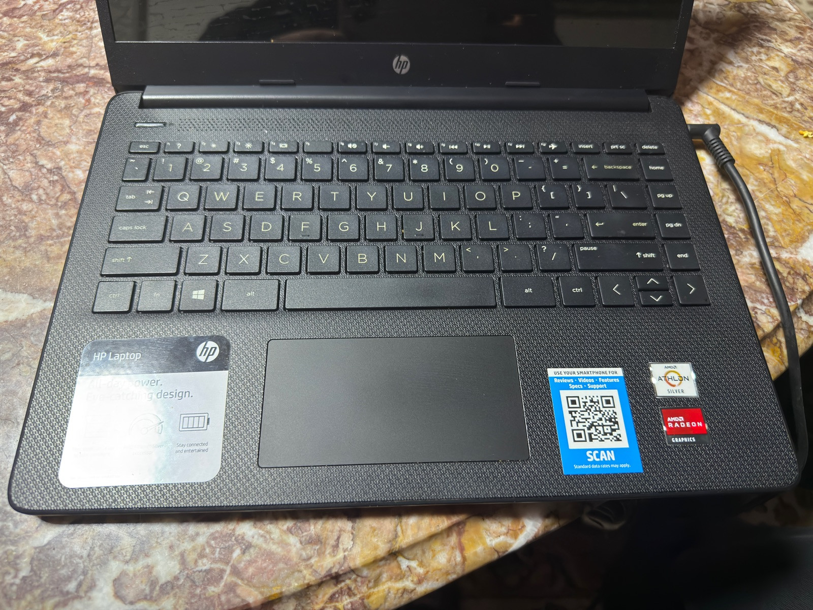 Bad Battery HP 14-fq0013dx 14″ Laptop/AMD Athlon Silver 3050U/4GB/128GB SSD/W10H