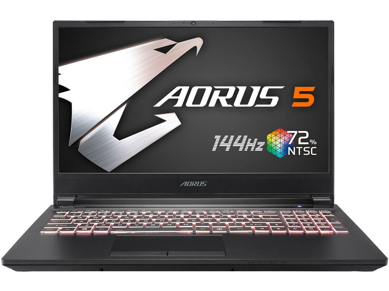 Aorus 5 SB-7US1130SH 15.6″ 144 Hz IPS Intel Core i7 10th Gen 10750H (2.60 GHz) N