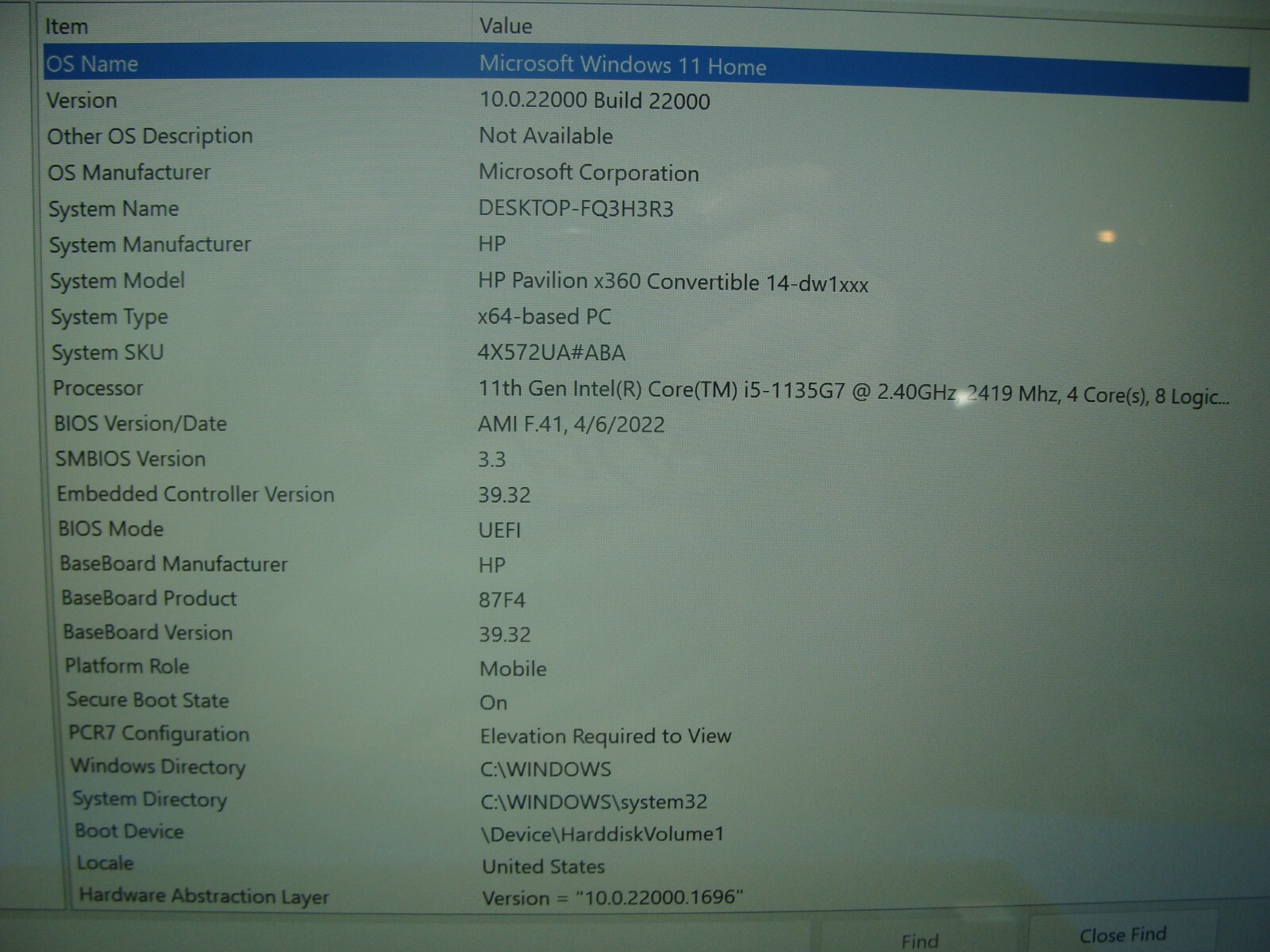 HP Pavilion x360 14-dw1025nr 2in1 TOUCH i5-1135G7 8GB 256GB SSD 1cycle Battery