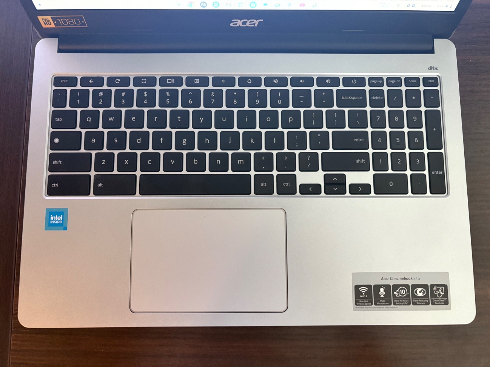 LikeNew Acer Chromebook 315 15.6” (64GB eMMC Intel Celeron 4GB RAM) Laptop