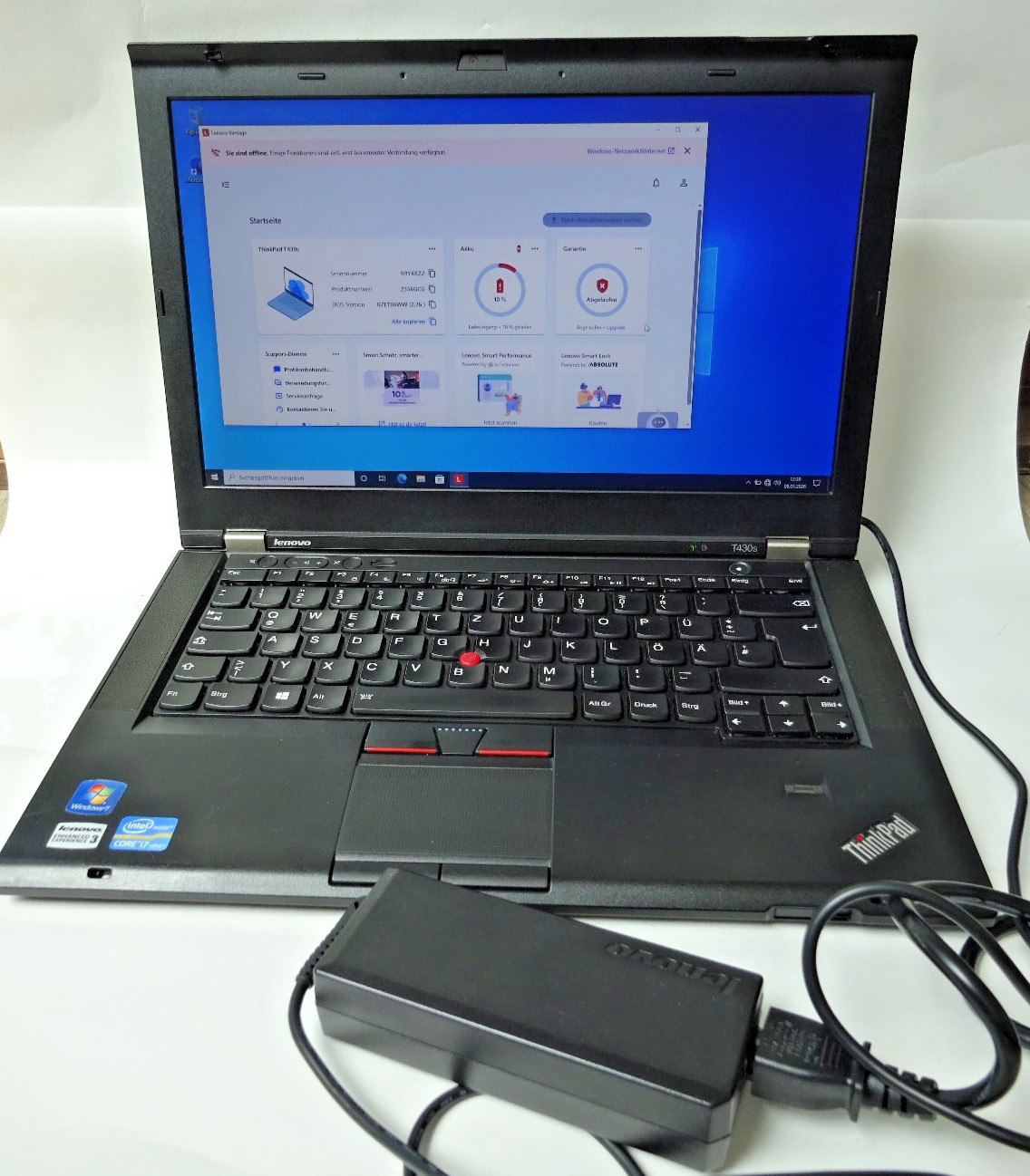 Lenovo ThinkPad T430s 2356-GCG i7-3520M W10 Pro 12GB RAM 180GB SSD DVD HD+ WWAN