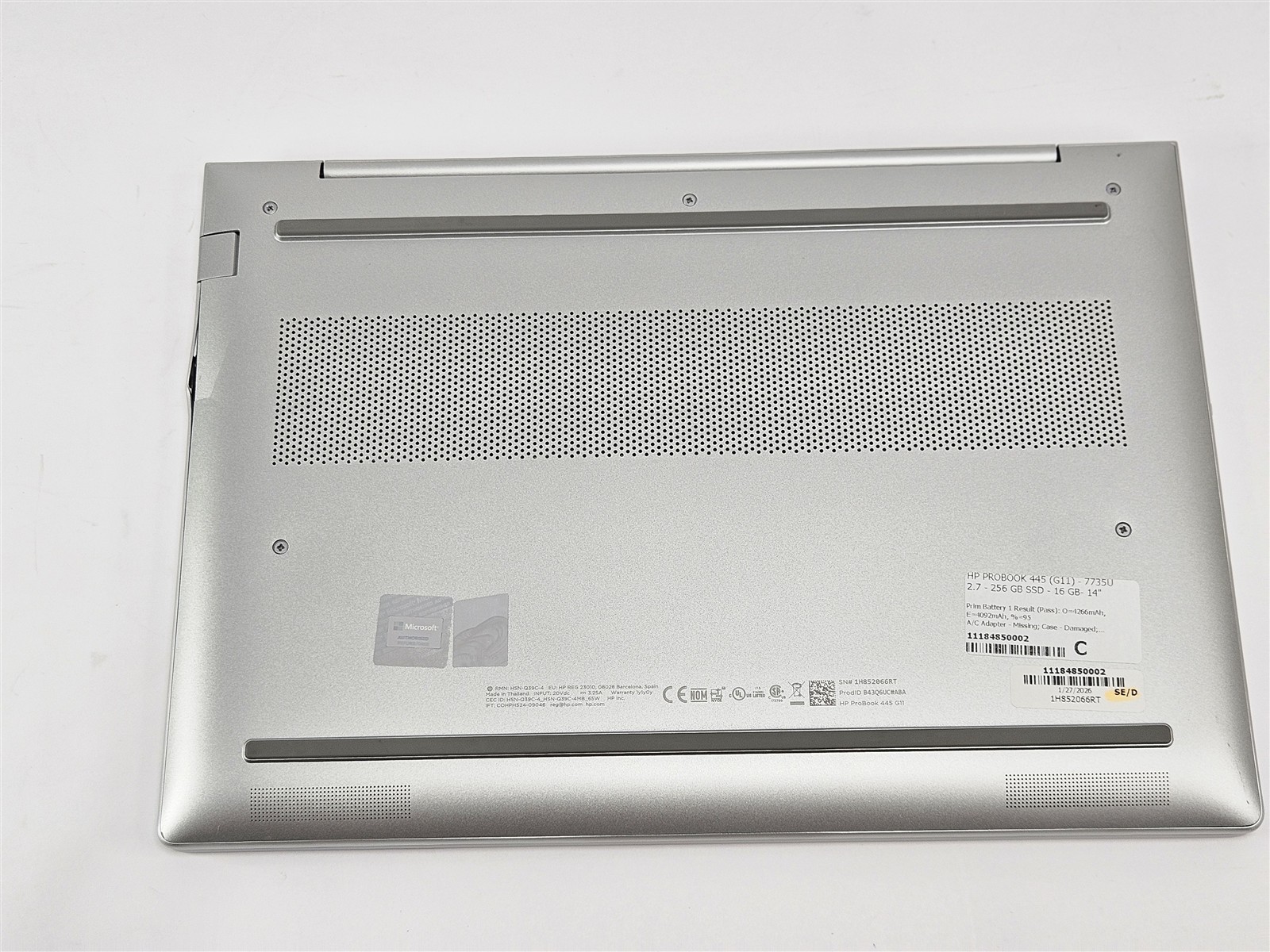 HP ProBook 445 G11 Ryzen 7 7735U 16GB RAM 256GB SSD AMD Radeon 680M