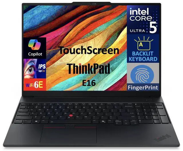 Lenovo ThinkPad E16 Business 16.0 in WUXGA Intel Ultra 5-225U 16GB DDR5 512GB