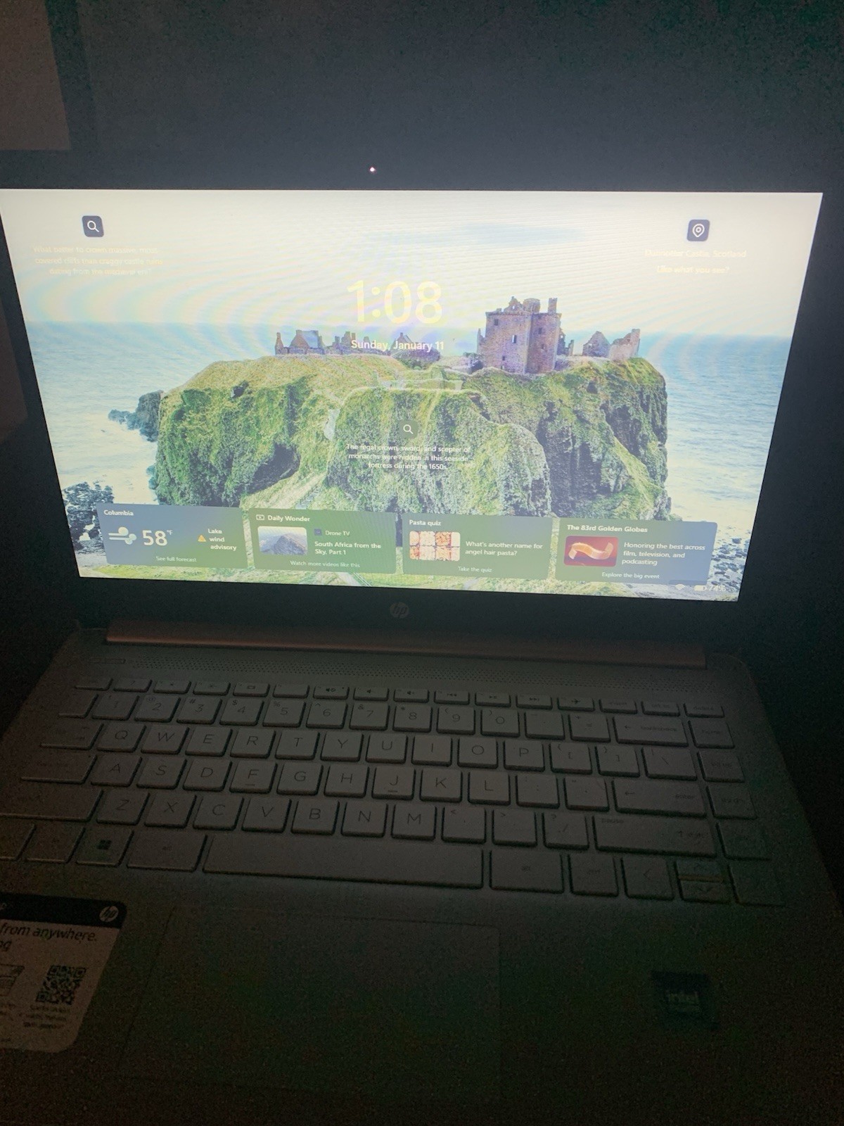 HP Silver Laptop Intel Core i5 Windows 11 Webcam Wi-Fi Bluetooth