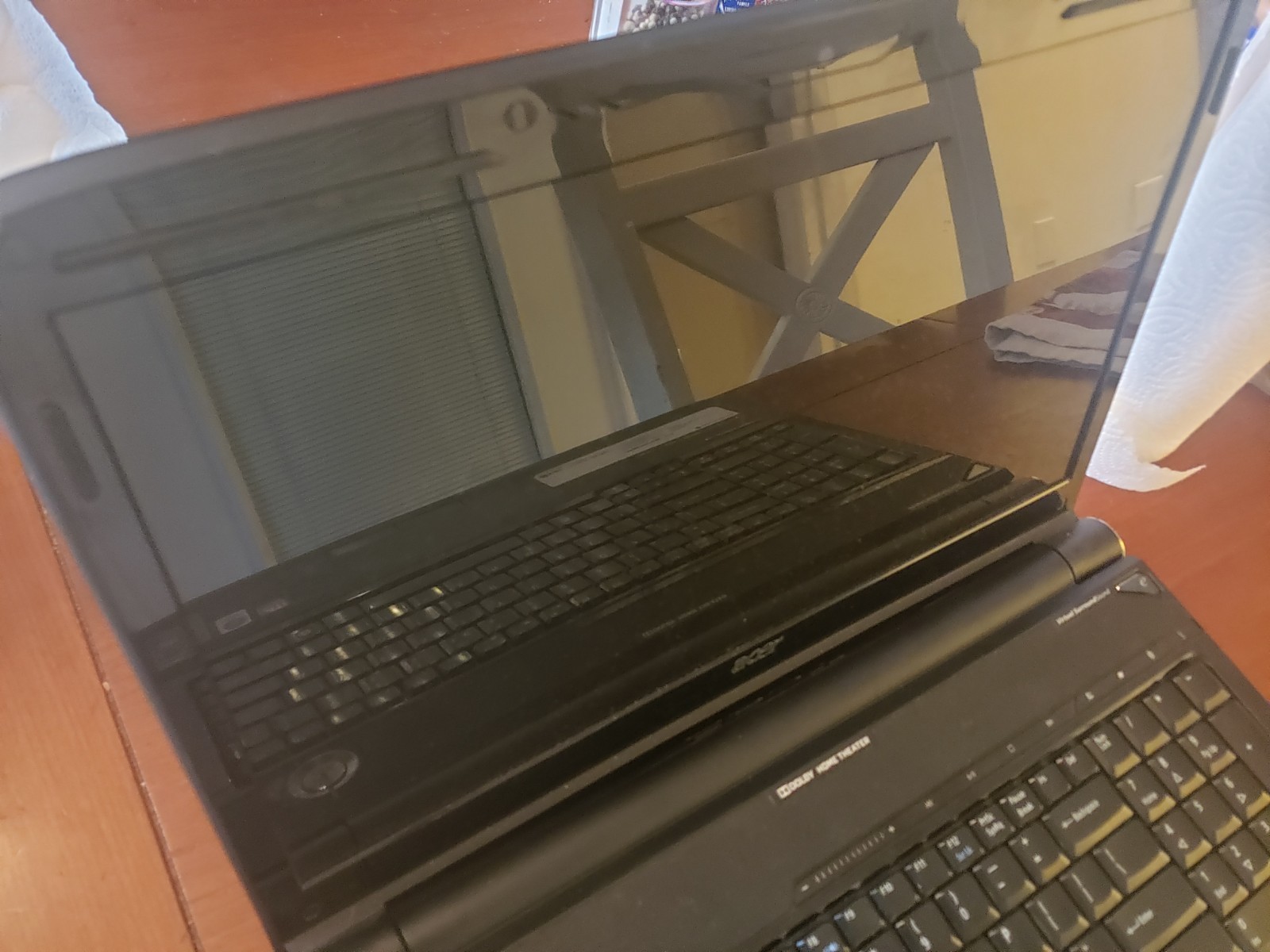 Acer Aspire 6530 Rare Laptop AMD Athlon x2 2ghz ATI 256mb 1gb NO HDD POWERS ON