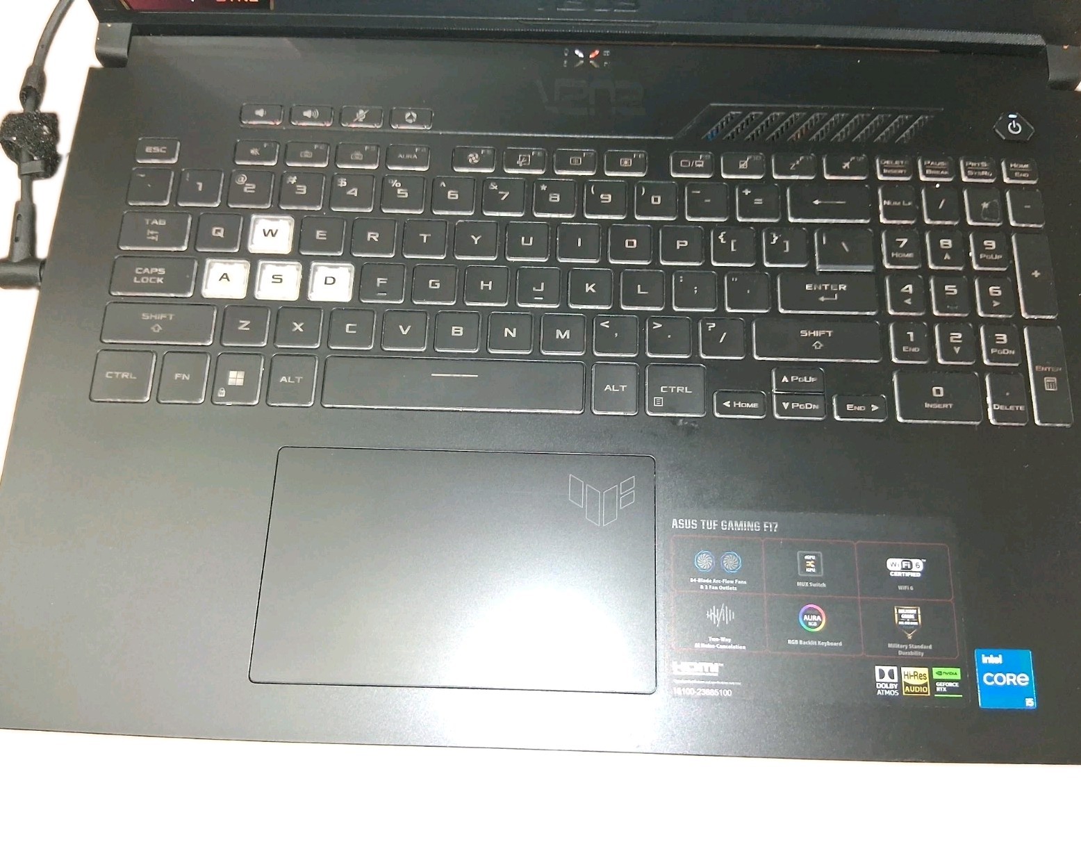 ASUS TUF Gaming F17 Gaming Laptop — FX707ZC-ES53