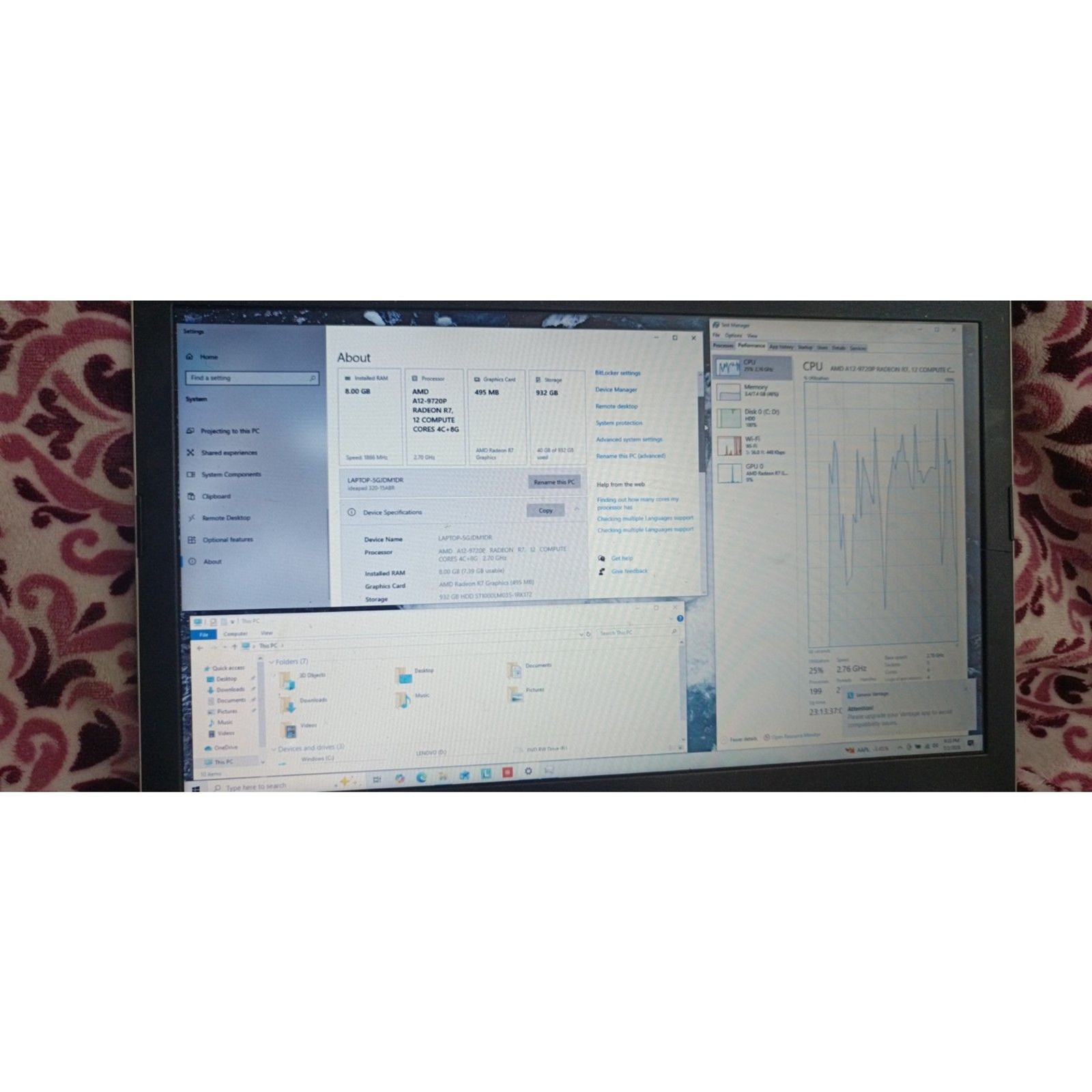 Lenovo Ideapad 320-15ABR | 8GB RAM | 1TB HDD | Windows 10
