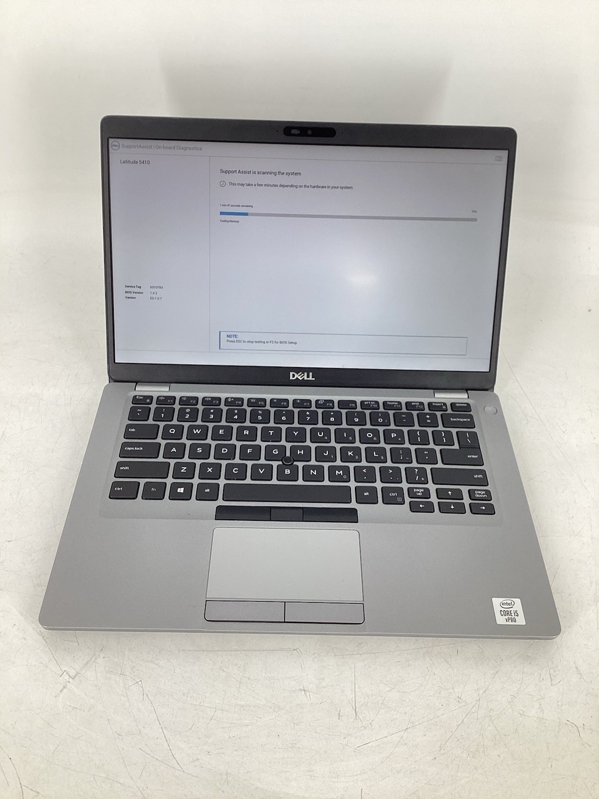 Dell Latitude 5410 14″ (i5-10310U @1.70GHz 8GB RAM 256GB NVMe, No OS) No AC