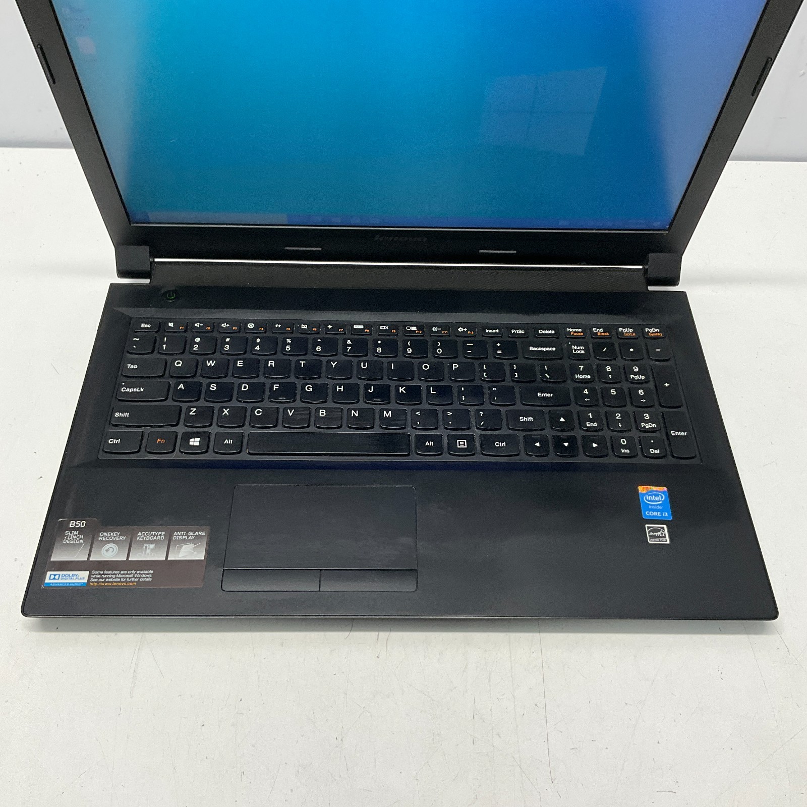 Lenovo Laptop B50-80 Intel i3-4005U @ 1.70 GHz 4GB 250GB SSD Windows 10 Pro