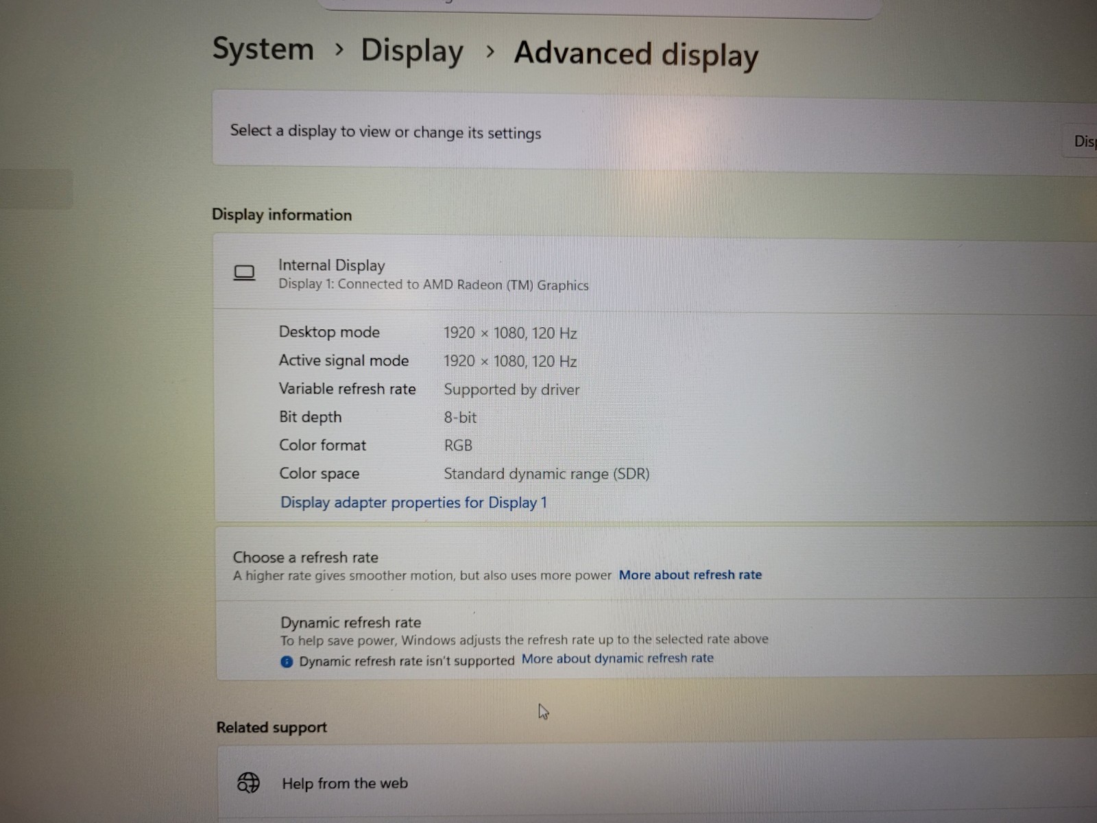 Dell inspiron 15 3525 Ryzen7 5825u 2000ghz 16gb ram 512gb ssd Charger 7XY7DF3