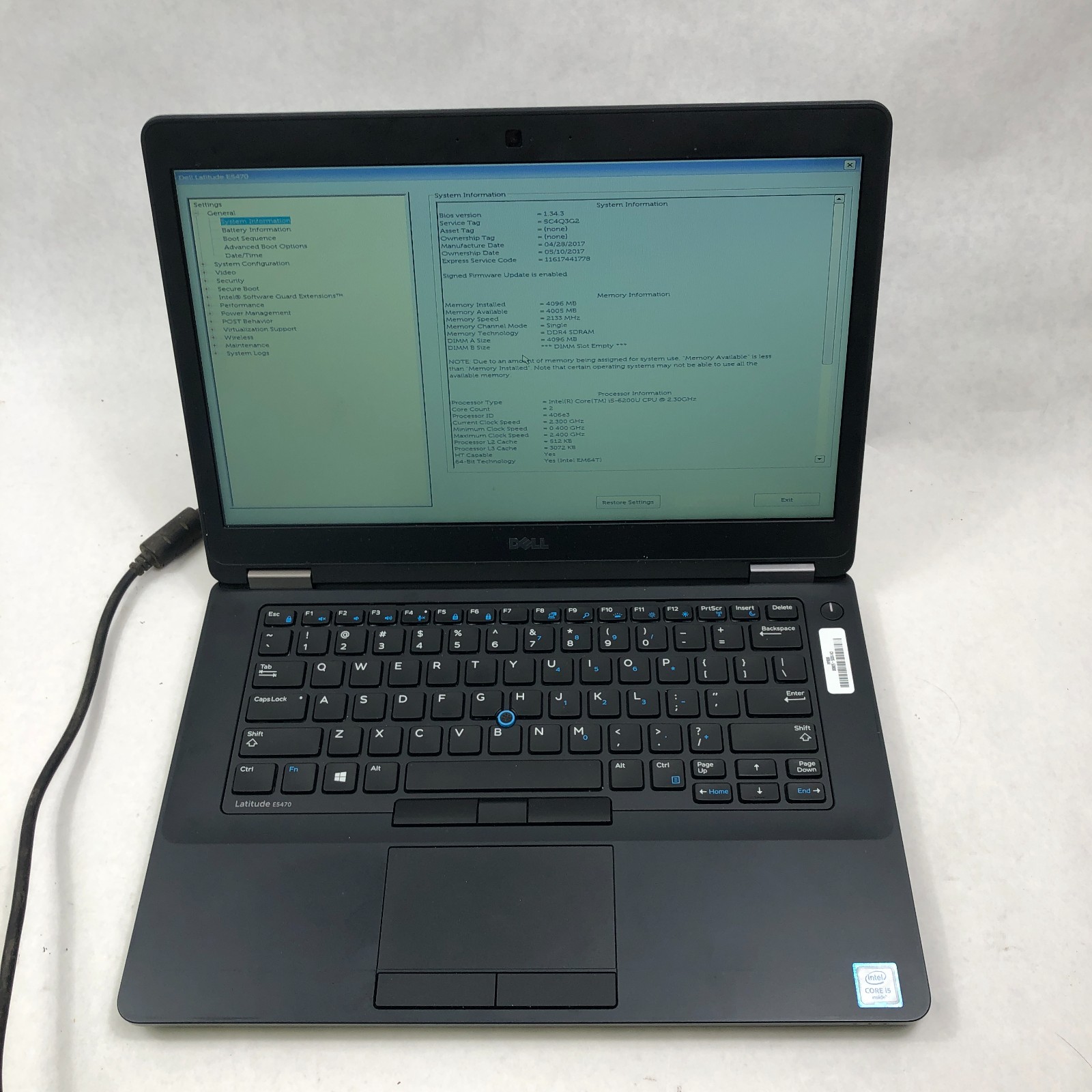 Lot of 5 Dell Latitude E5470 Intel Core i5-6300U 4/8GB RAM No HDD *Read*