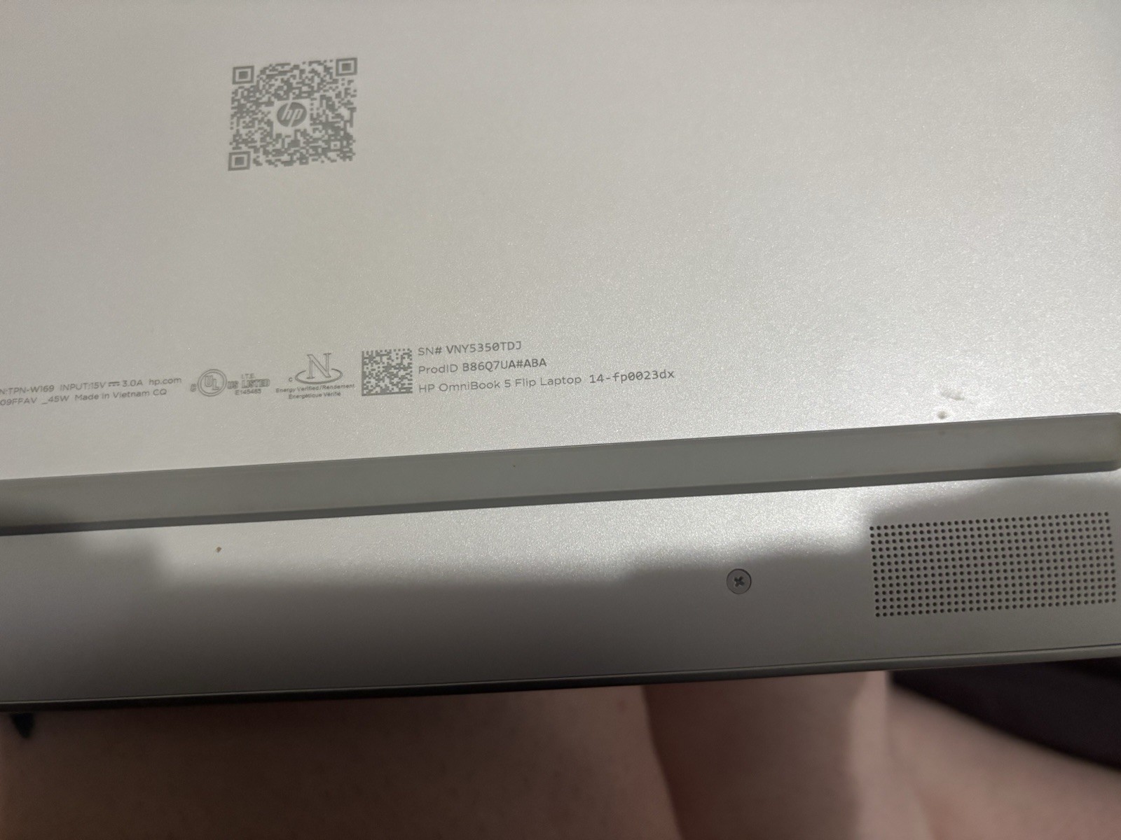 HP OmniBook 5 Flip 14-fp0023dx 14″ Touch i5 8GB 512GB SSD Win11 Silver