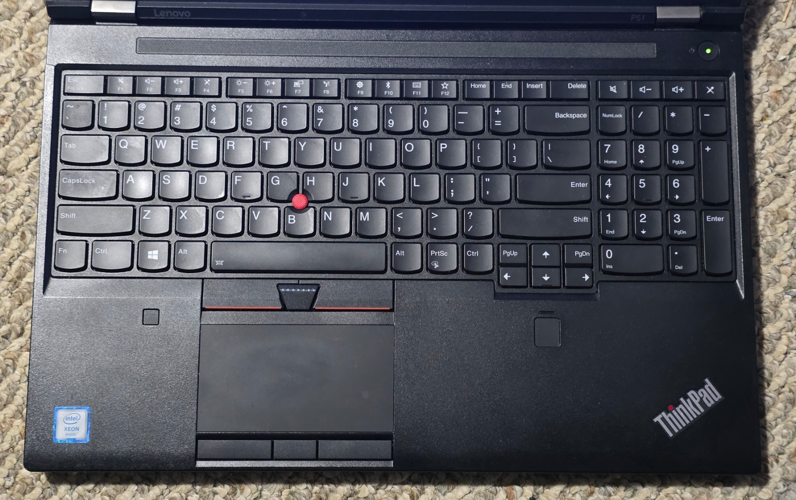 Lenovo P51 Xeon E3-1505M v6@3Ghz 16GB RAM 512GB NVMe WIN 11 PRO – NO CHARGER