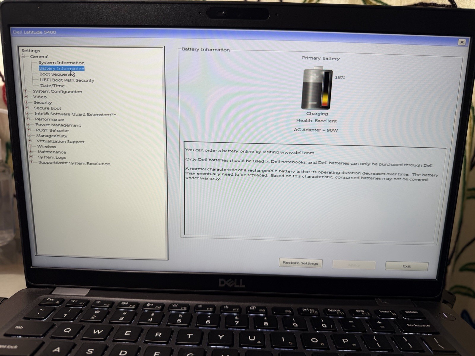 LOT OF 3 Dell Latitude 5400 14″ (i7-8665u 1.90GHz – 16GB RAM – 512GB SSD)