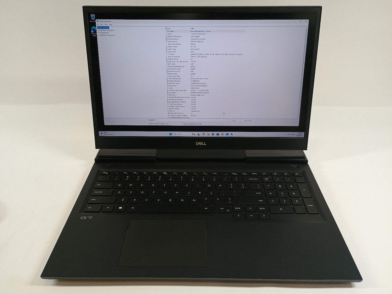 Dell G7 7700 17.3″ i7-10750H 2.6GHz 16GB RAM 256GB SSD GeForce GTX 1660 Ti