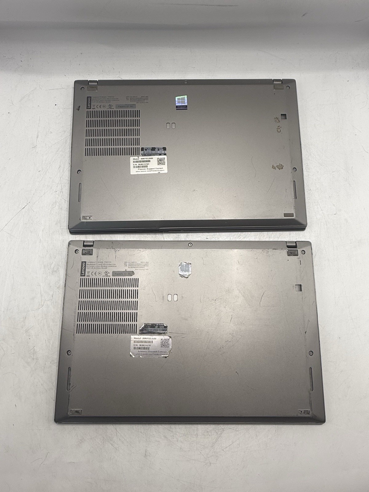 LOT OF 2 Lenovo Thinkpad T490s 14” FHD Touch Touch i7 8665U 16GB RAM READ