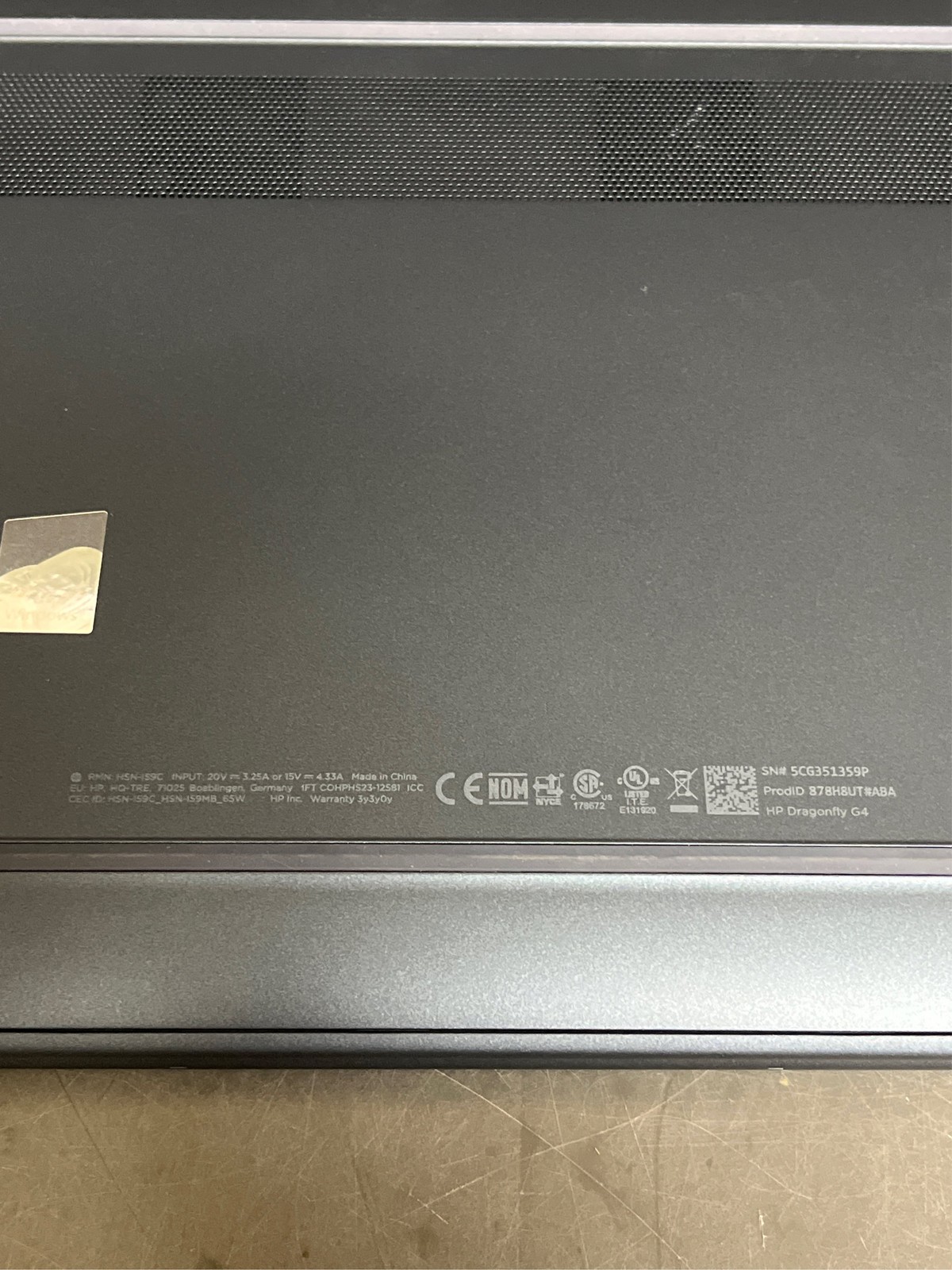 HP 13.5′ Dragonfly G4 Touch Screen Notebook – Intel I7-1365U – 32 GB RAM – 1 TB