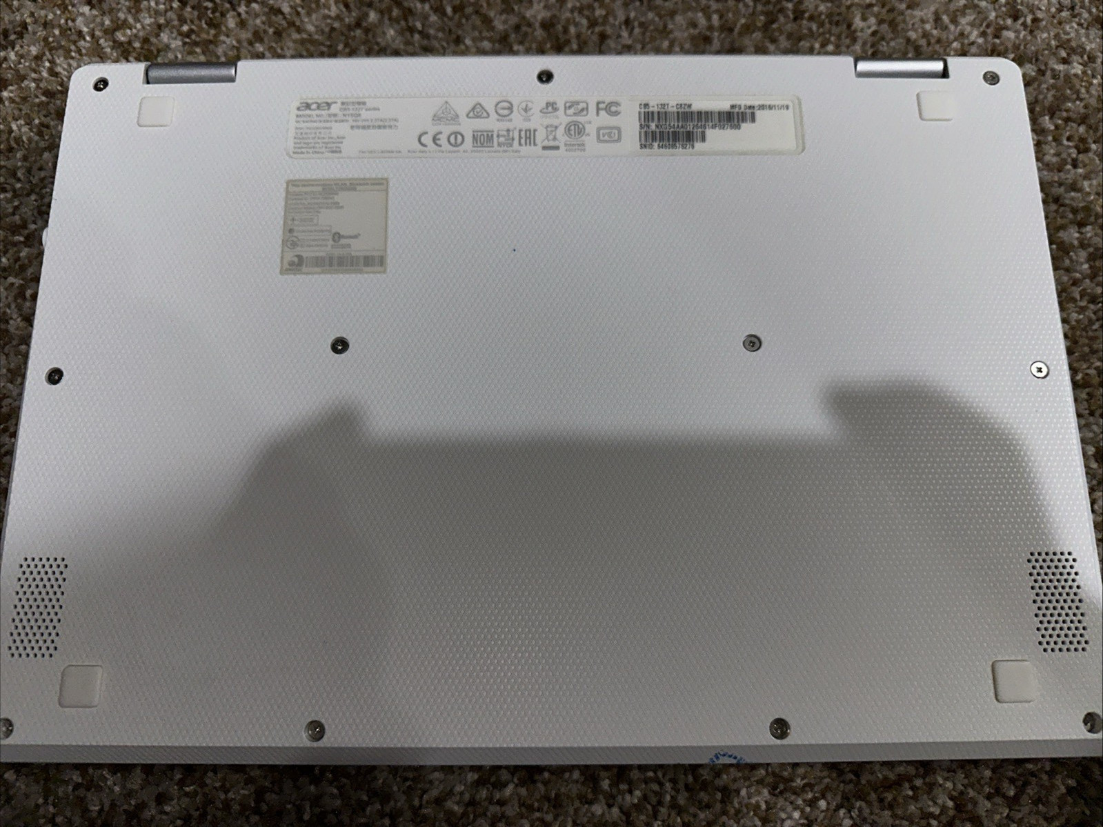 Acer Chromebook R11 Touch White CB5-132T N15Q8