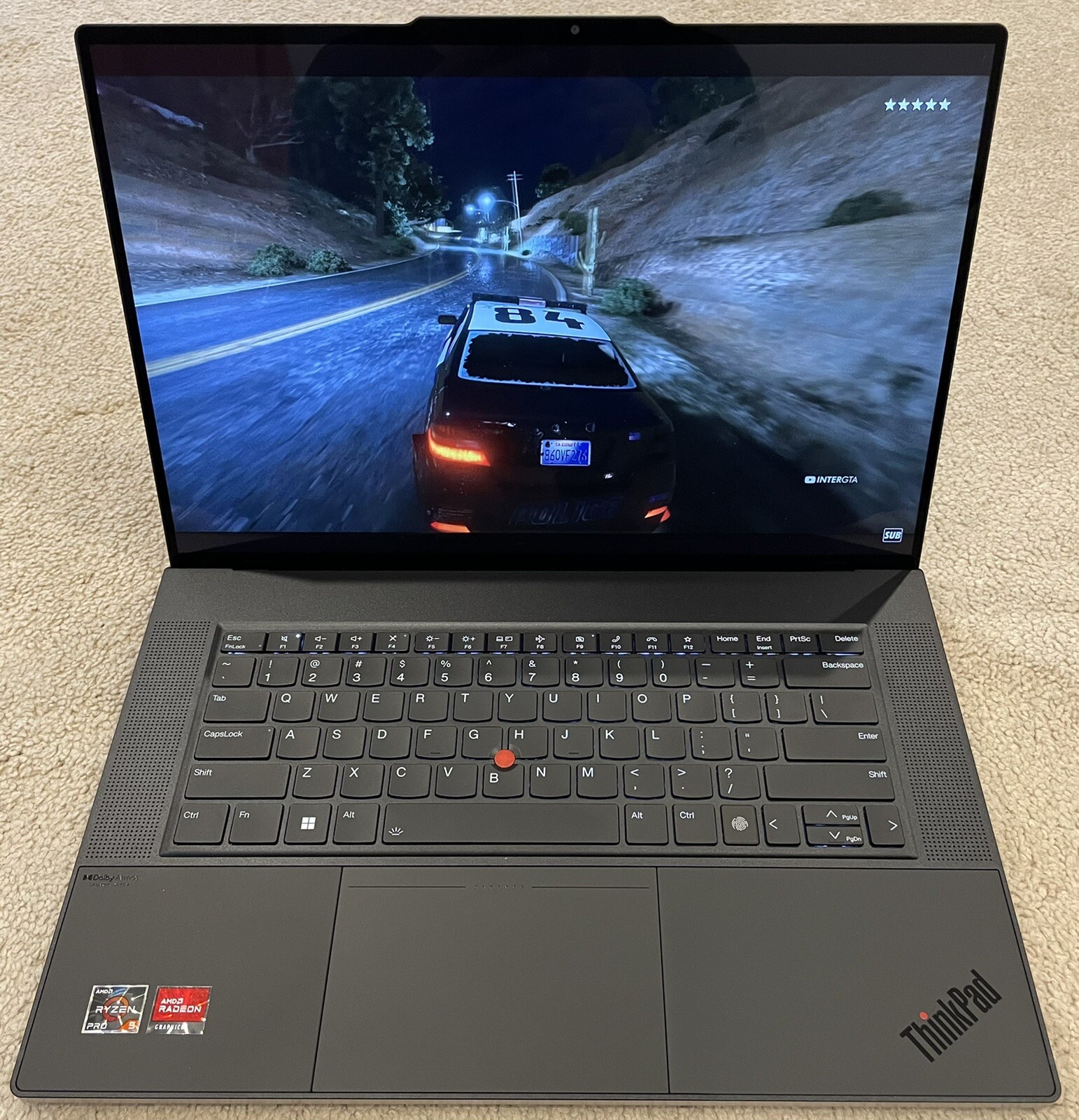 Lenovo ThinkPad Z16 Gen 1 16″ Ryzen 5 Pro 6650H RX6500M 4GB GPU 16GB RAM 512 SSD