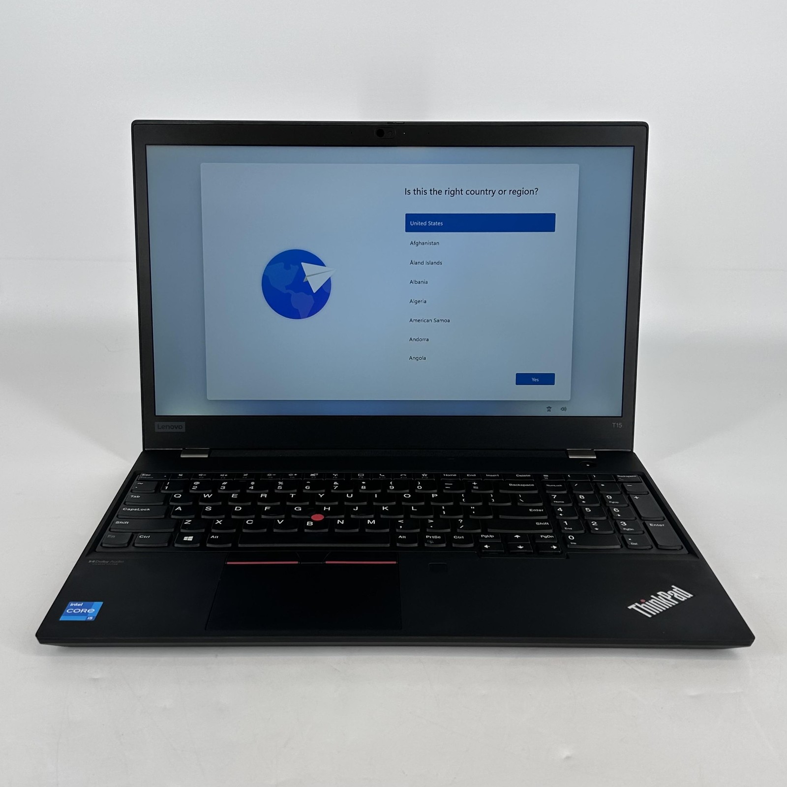 Lenovo ThinkPad T15 Gen 2 Black FHD 2.4 GHz i5-1135G7 16GB 512GB SSD LCD BLEED
