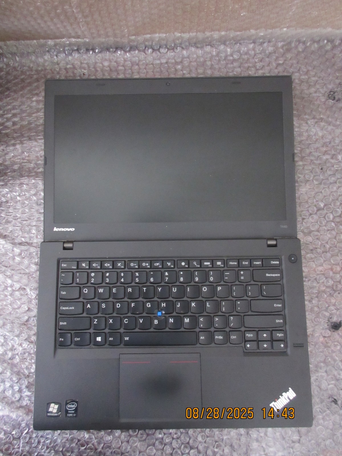 LENOVO THINKPAD T440 Core i3-4 @ 1.90GHZ 4GB RAM *NO BATTERY NO OS*
