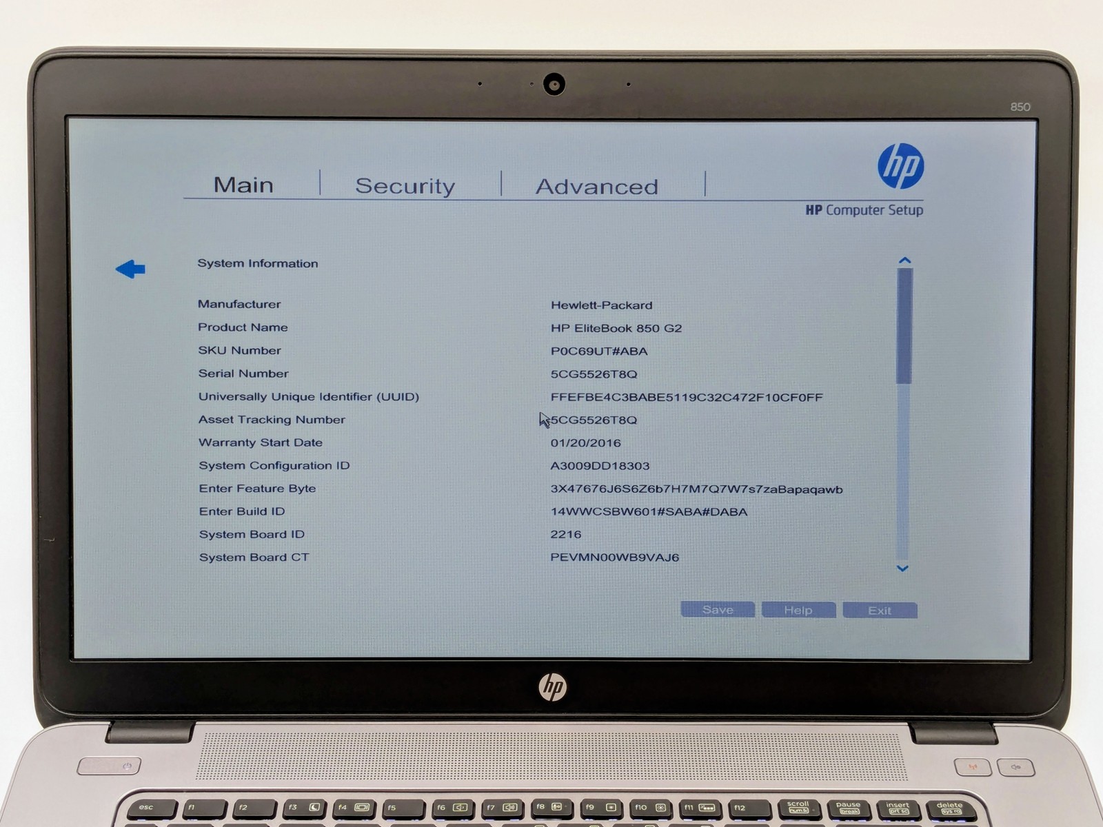 HP EliteBook 850 G2 15″ HD I5-5200U 1TB SSD 8GB W10P Webcam Backlit *READ*