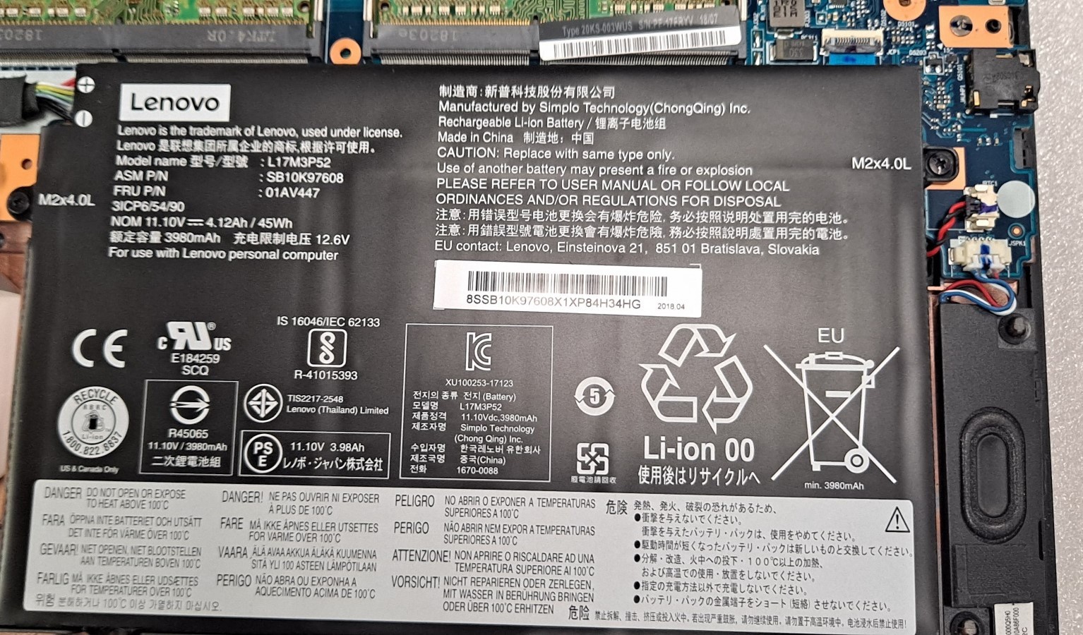Lenovo ThinkPad E580 i5-7200 2.40GHZ 250gb SSD 8gb memory Webcam Win 11 Pro