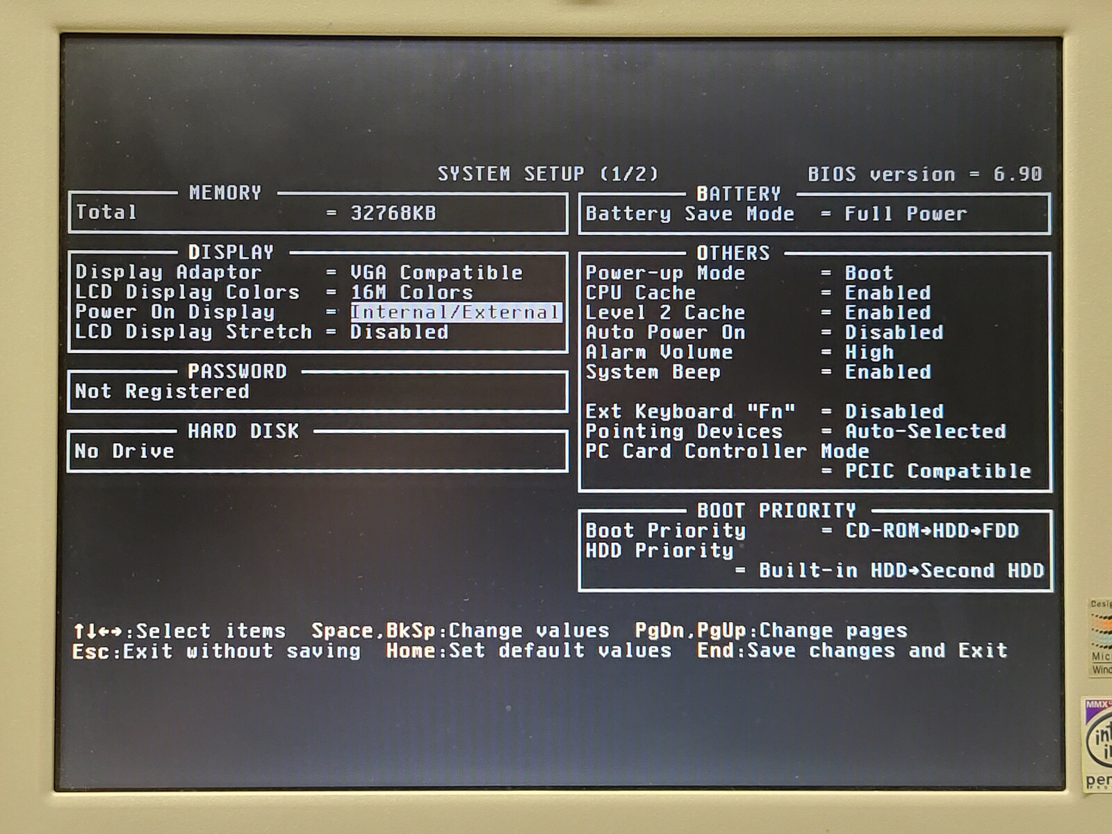 Toshiba Satellite Pro 440CDT Pentium 133 MMX + 32MB + 0GB *READ*