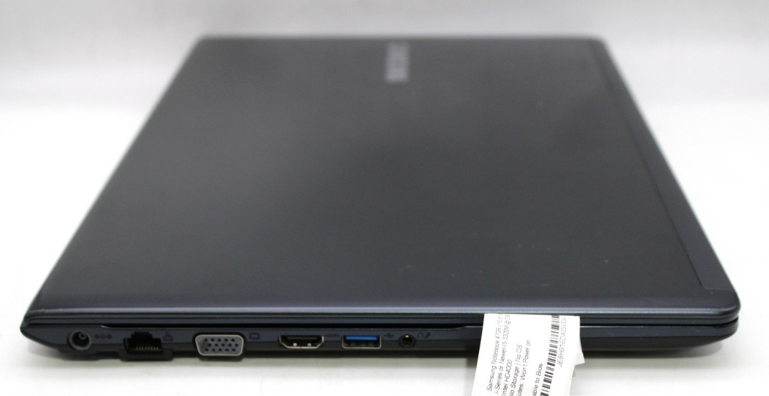 Samsung Notebook 470R i5-3320@2.6GHz 8GB RAM NO Storage/OS *PARTS/READ*