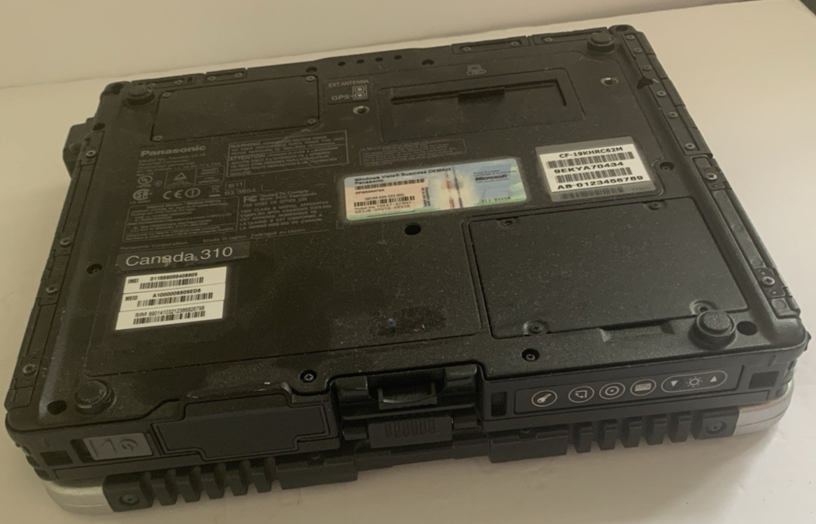 Panasonic Toughbook CF-19 MK3 1.2GH 2gb Boot to BIOS Good Condition