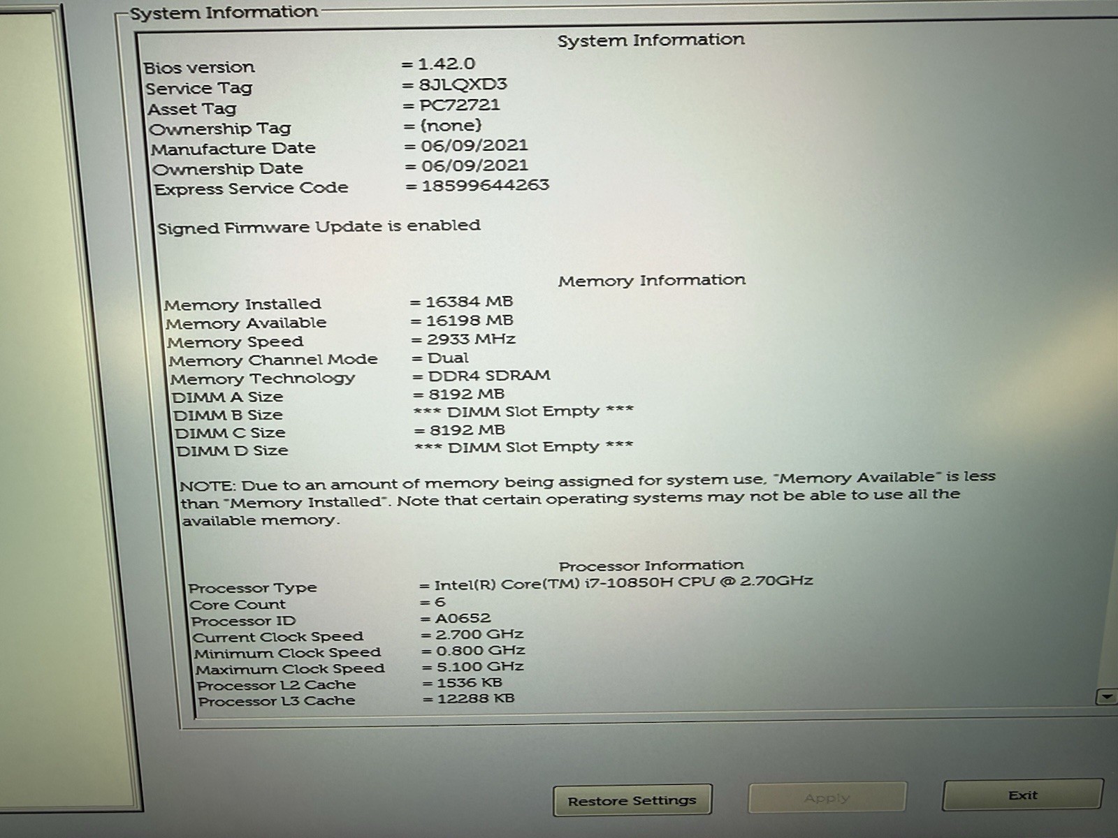Dell Precision 7750 17.3″ 4K Laptop i7-10850H 16GB 512GB SSD Quadro RTX 5000