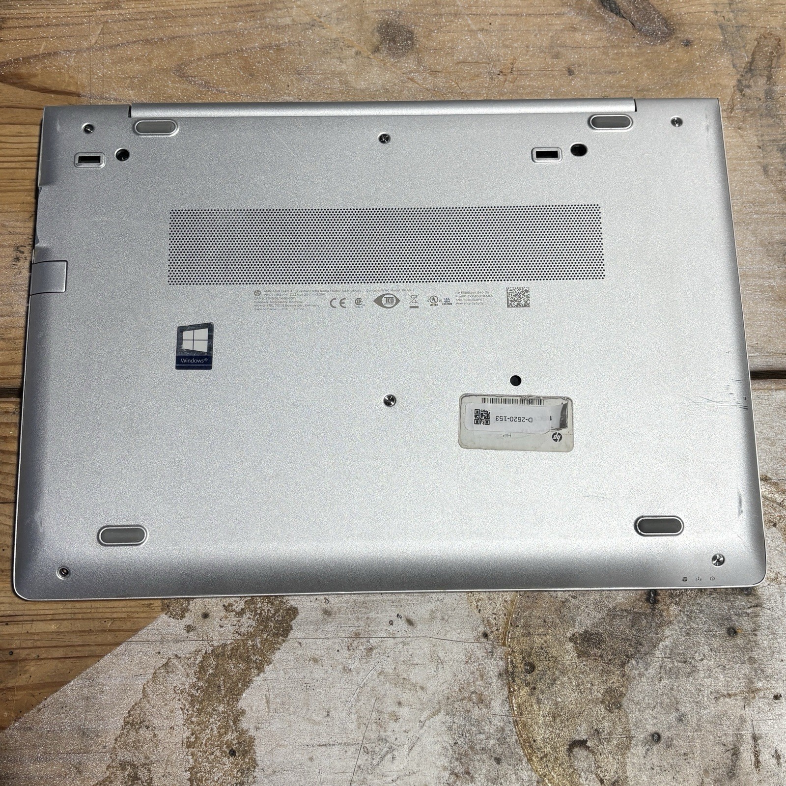 HP EliteBook 840 8GB RAM 256GB SSD i7-8565U Laptop | No Charger | No OS