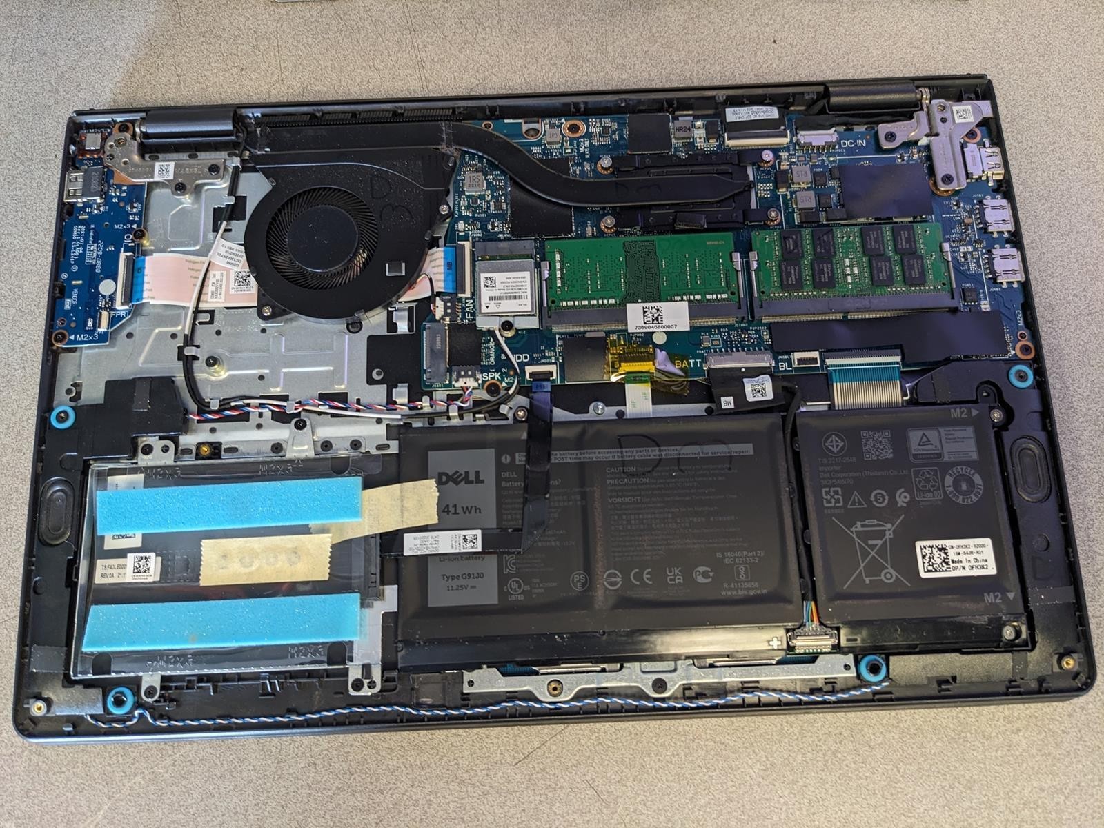 DELL INSPIRON 15 3511 i5-1035G1 @ 1.00GHz, 16GB RAM, NO HDD/OS – (FOR PARTS)