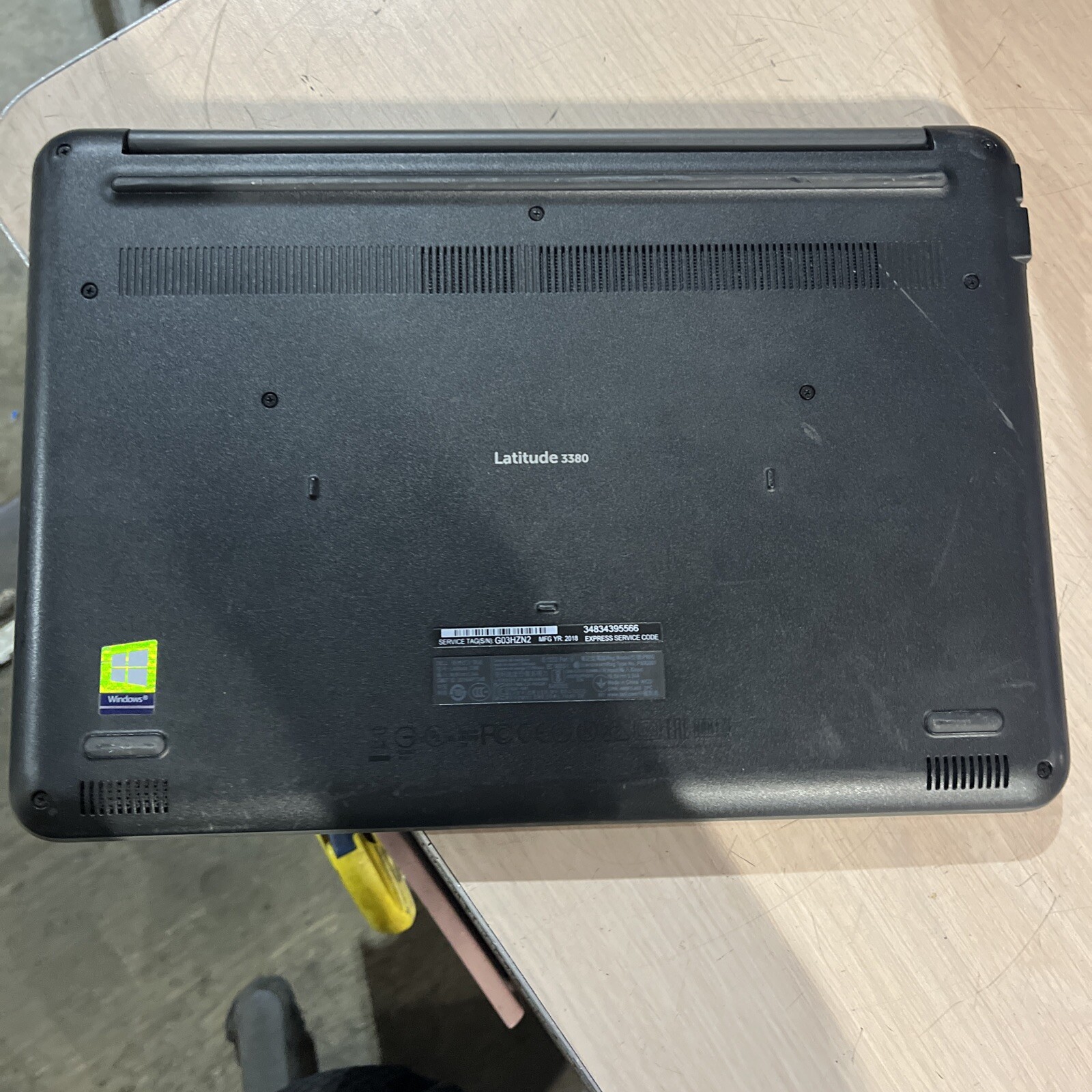DELL LATITUDE 3380 INTEL CORE I3-6006U 2.00GHZ 8GB RAM NO HD