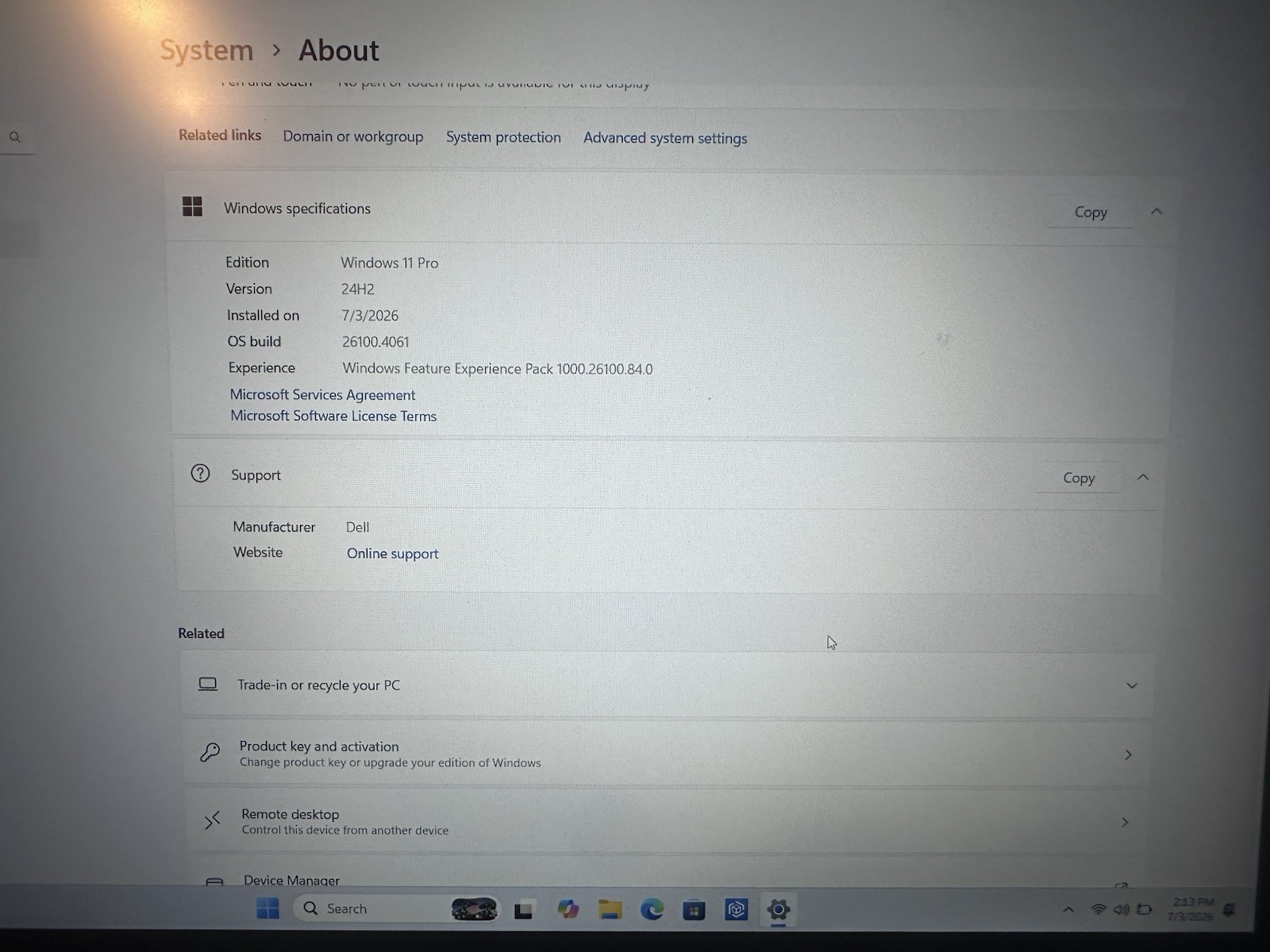 Dell Pro Max 16 Plus MB16250 FHD+ 2.7 GHz Ultra 7 265HX 16GB 512gb SSD