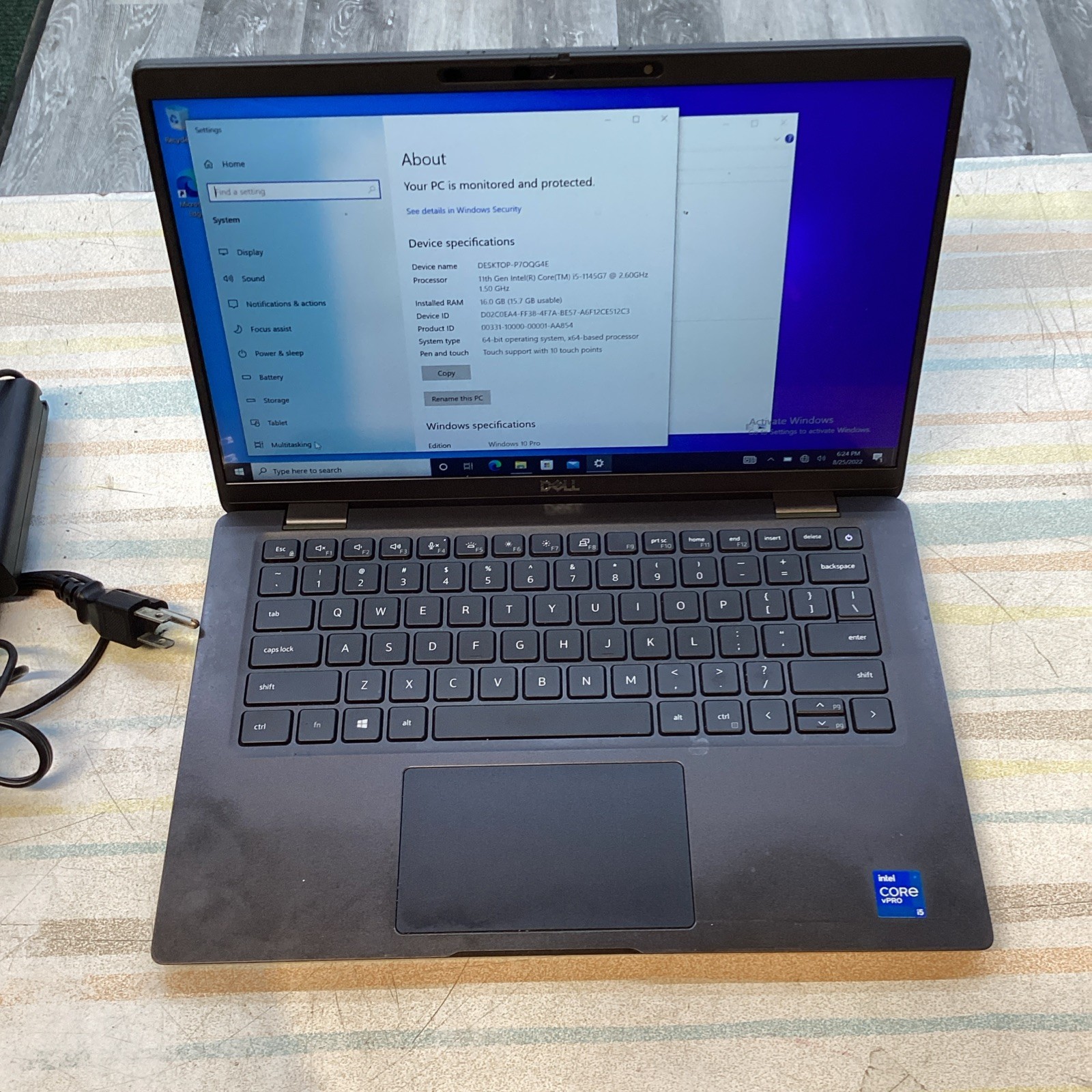 Dell Latitude 7420 2021 14″ i5-1145G7 2.6GHz 16GB 256GB SSD Laptop