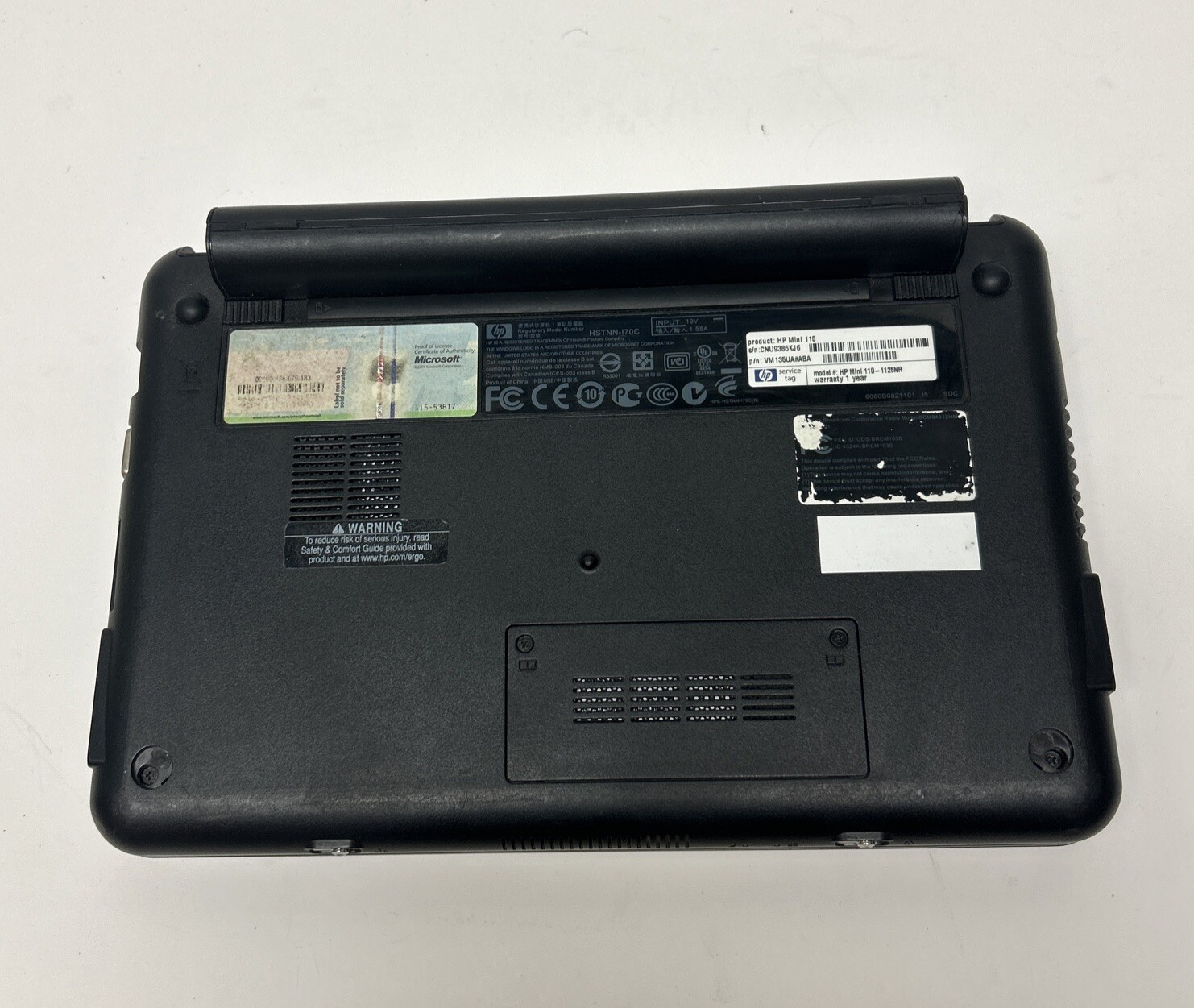 HP Mini 110-1100 Intel Atom N270 1.6GHz 1024 MB