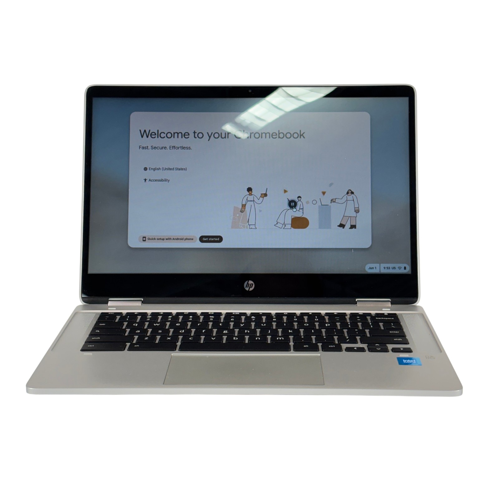 HP Chromebook x360 14b-cb0033dx Celeron N4500 1.1GHz 4GB RAM 64GB eMMC 14″