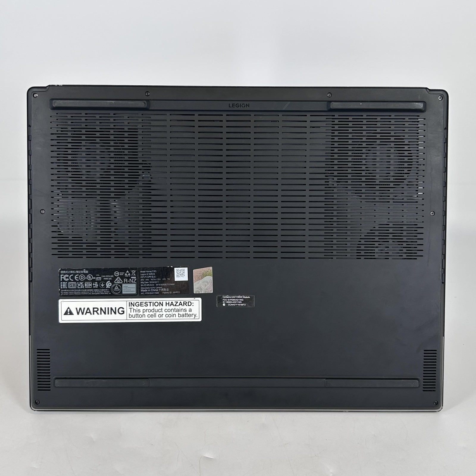 Lenovo Legion 9i Gen 9 16 165Hz QHD+ i9-14900HX 64GB 1TB SSD RTX 4080 LCD BLEED