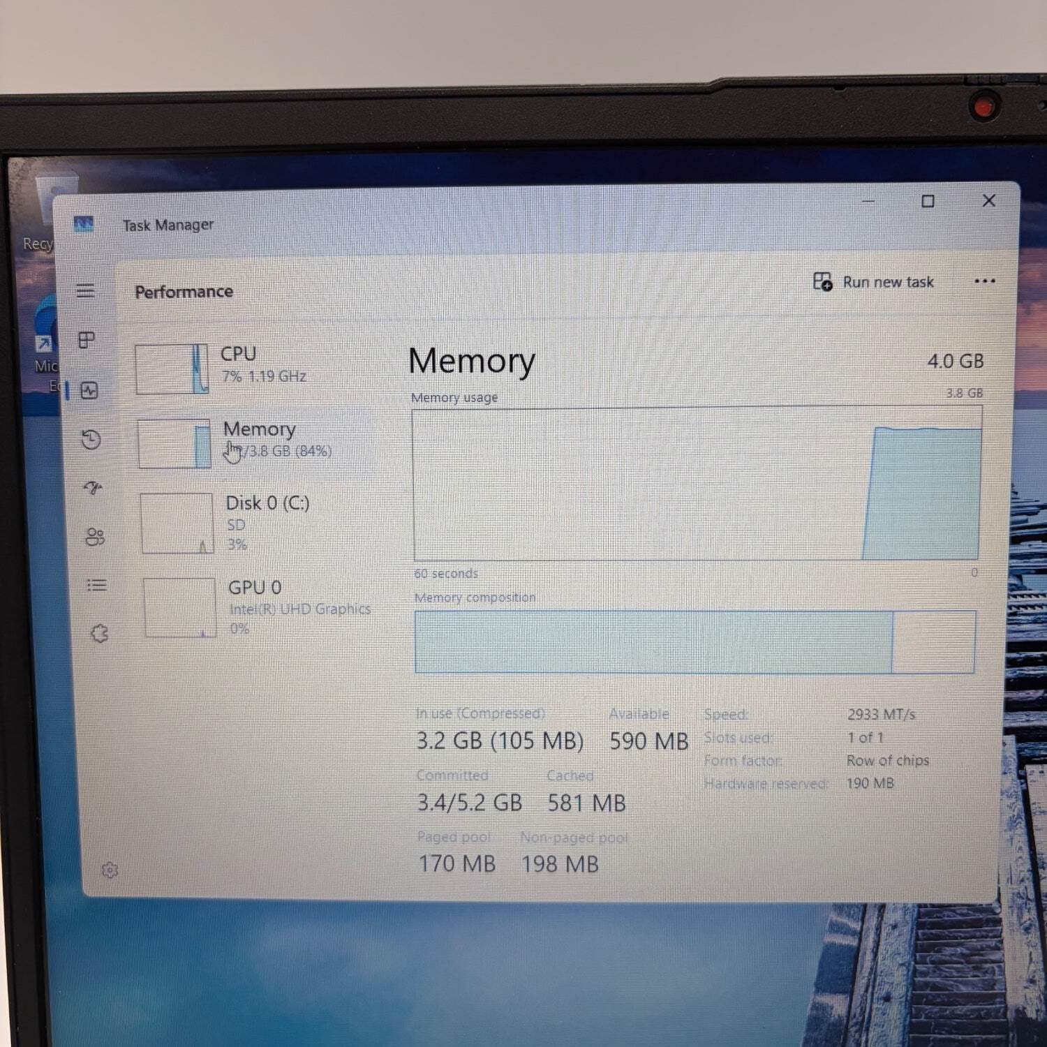 Lenovo IdeaPad 1 JVHFC1 15.6″ Pentium Silver N6000 1.1GHz 4GB RAM 128GB SSD
